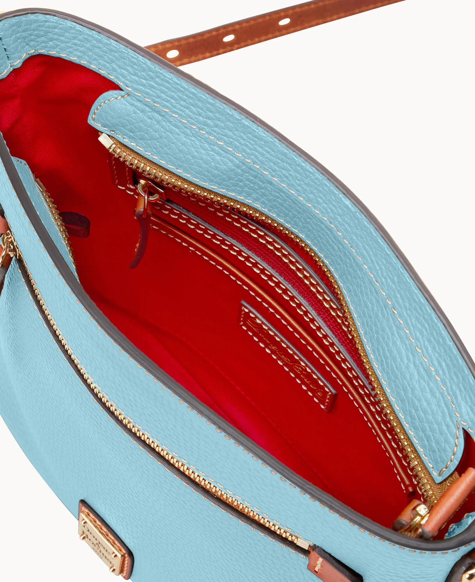 Pebble Grain Zip Crossbody - Image 51