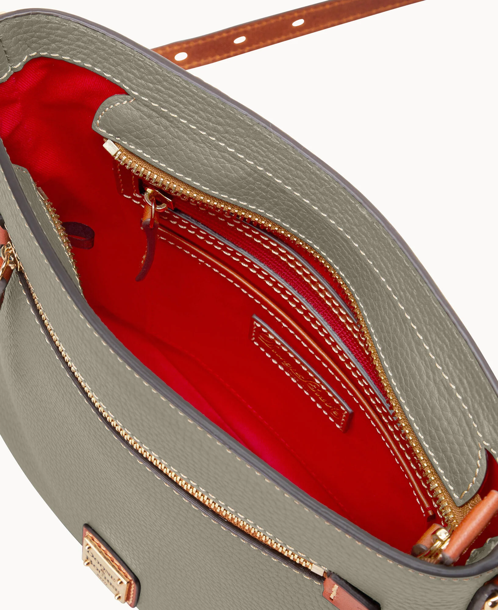 Pebble Grain Zip Crossbody - Image 55