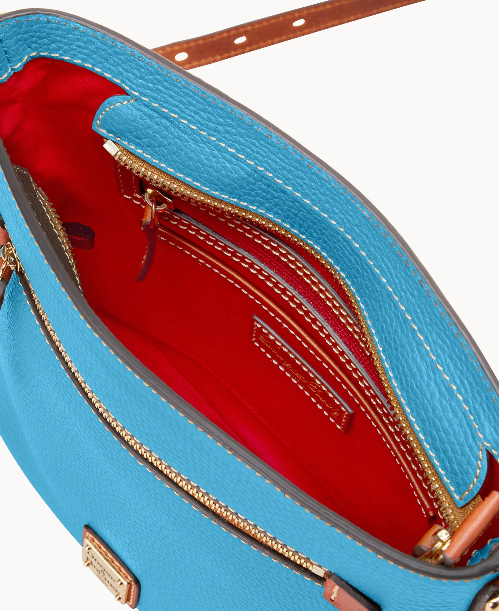 Pebble Grain Zip Crossbody - Image 63