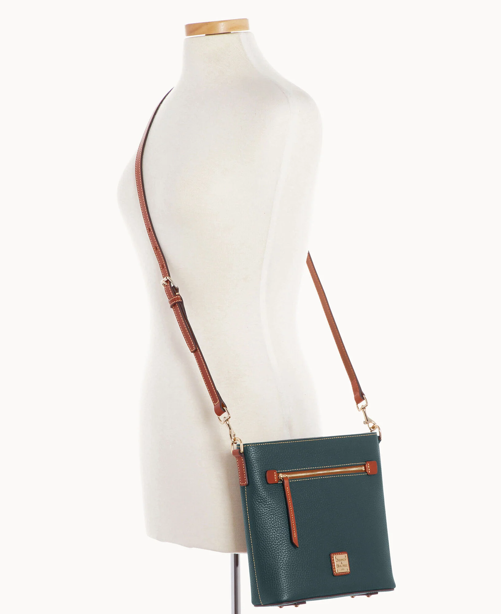 Pebble Grain Zip Crossbody - Image 72