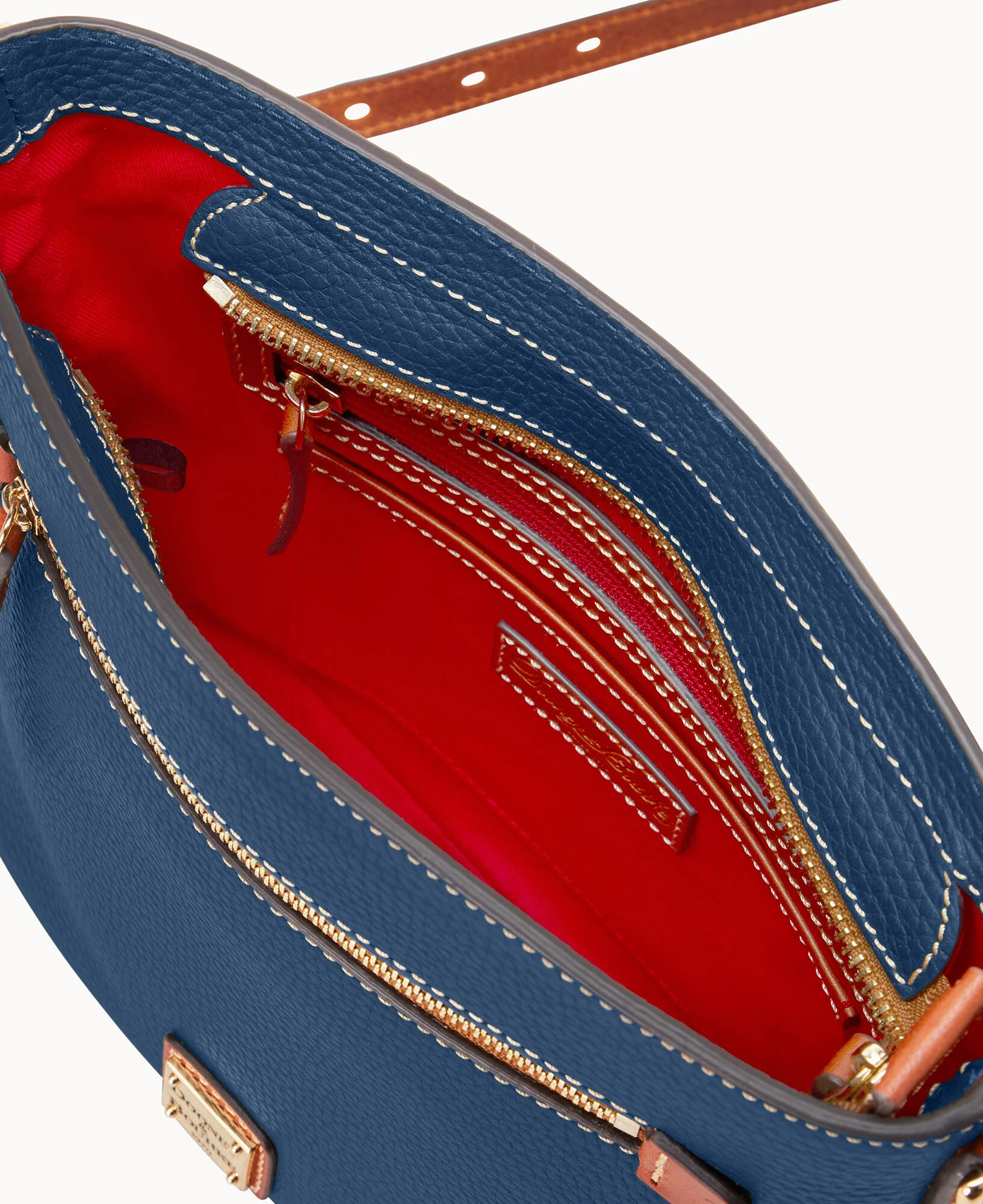 Pebble Grain Zip Crossbody - Image 75