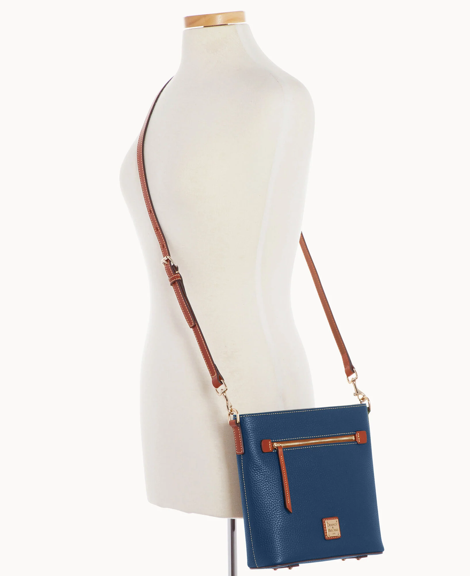 Pebble Grain Zip Crossbody - Image 76