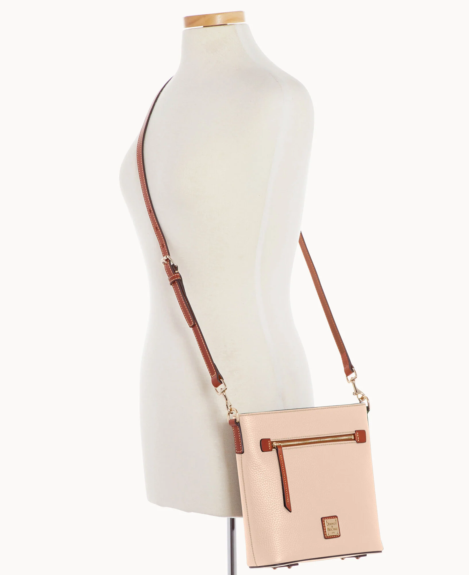 Pebble Grain Zip Crossbody - Image 80