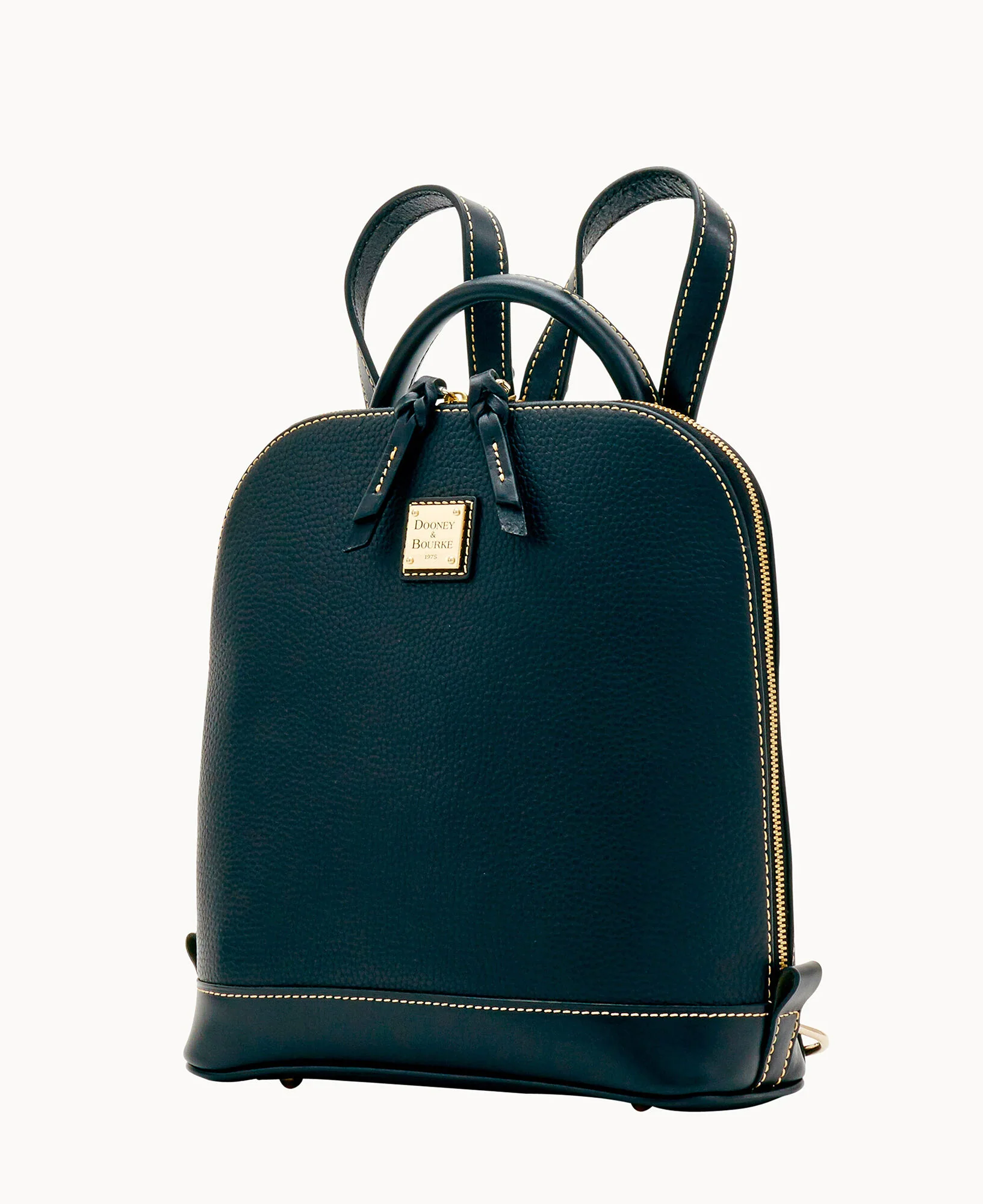 Pebble Grain Zip Pod Backpack - Image 13