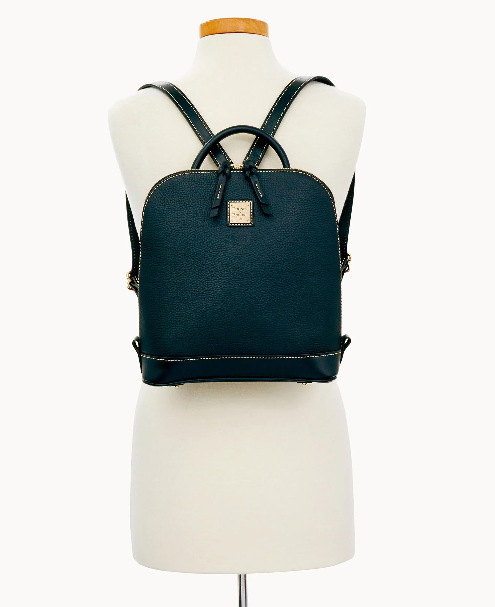 Pebble Grain Zip Pod Backpack - Image 15