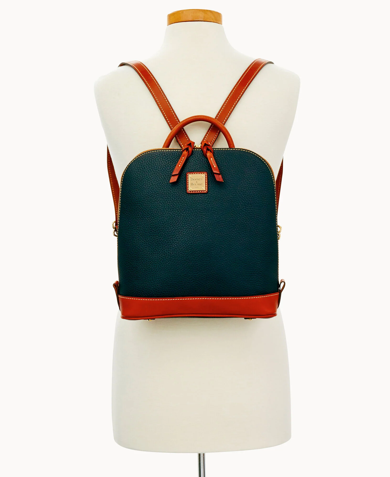 Pebble Grain Zip Pod Backpack - Image 19