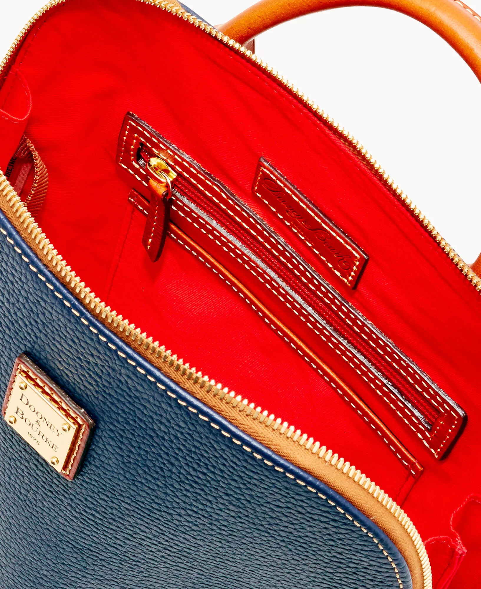 Pebble Grain Zip Pod Backpack - Image 22