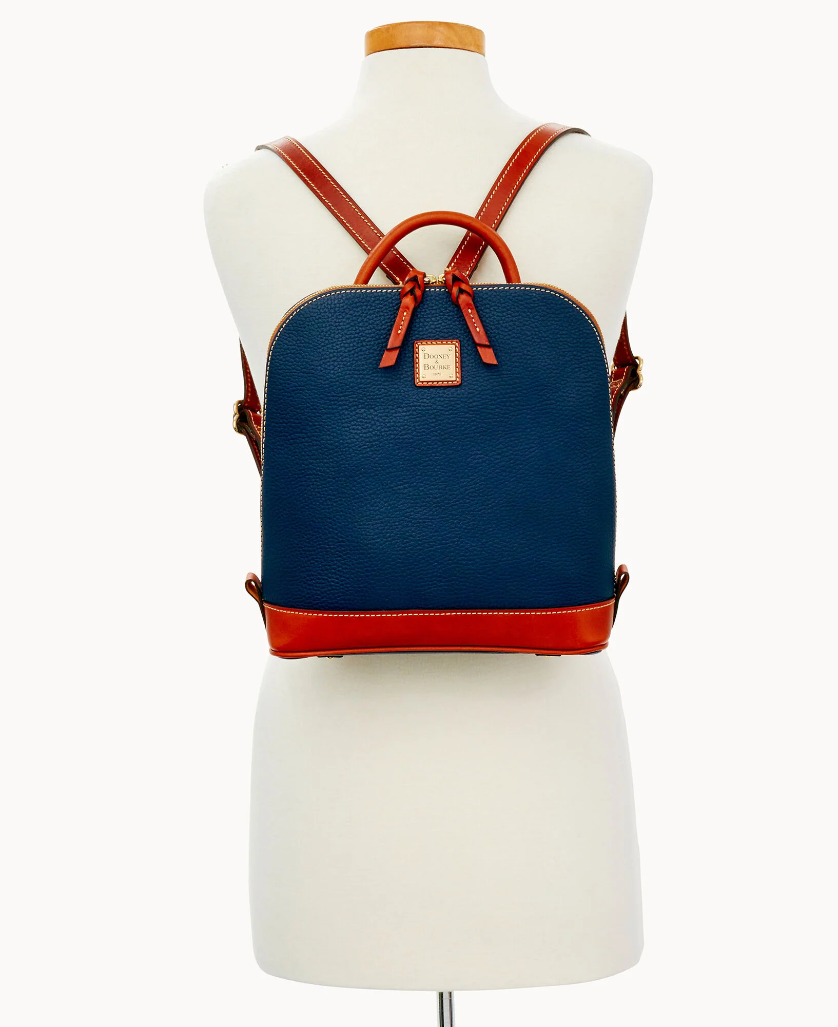 Pebble Grain Zip Pod Backpack - Image 23