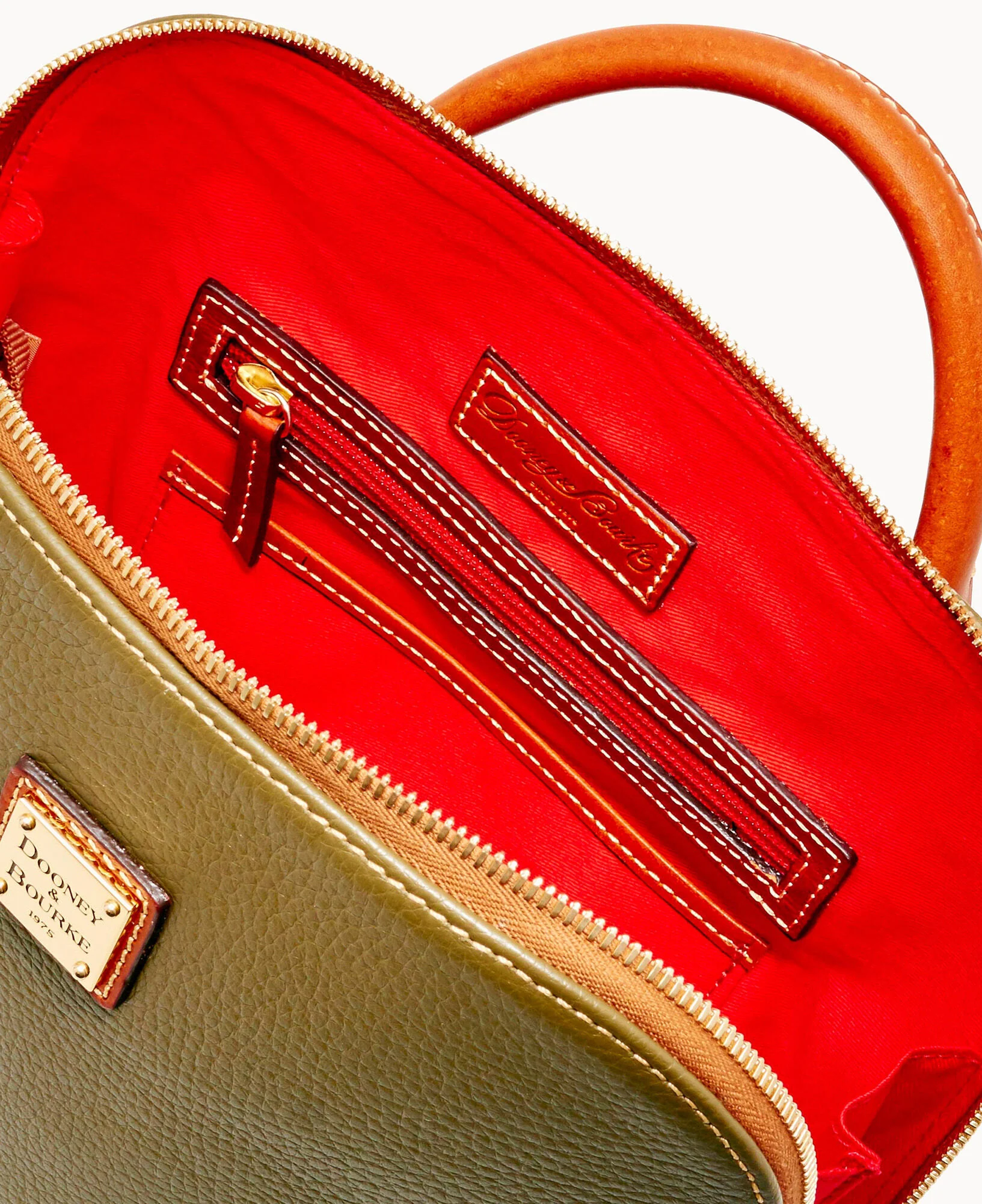 Pebble Grain Zip Pod Backpack - Image 26
