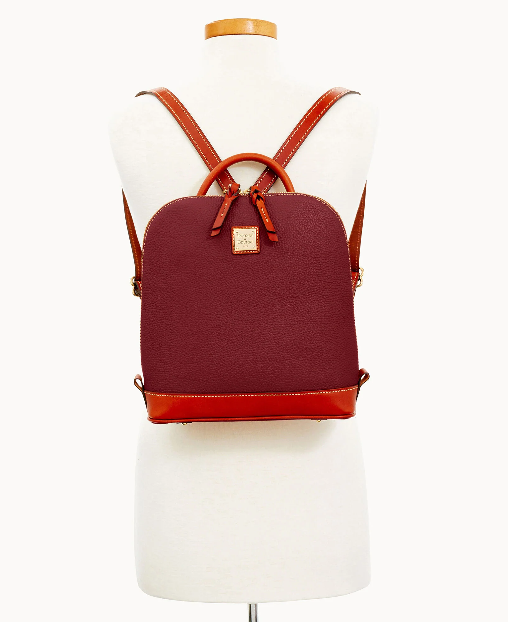 Pebble Grain Zip Pod Backpack - Image 31