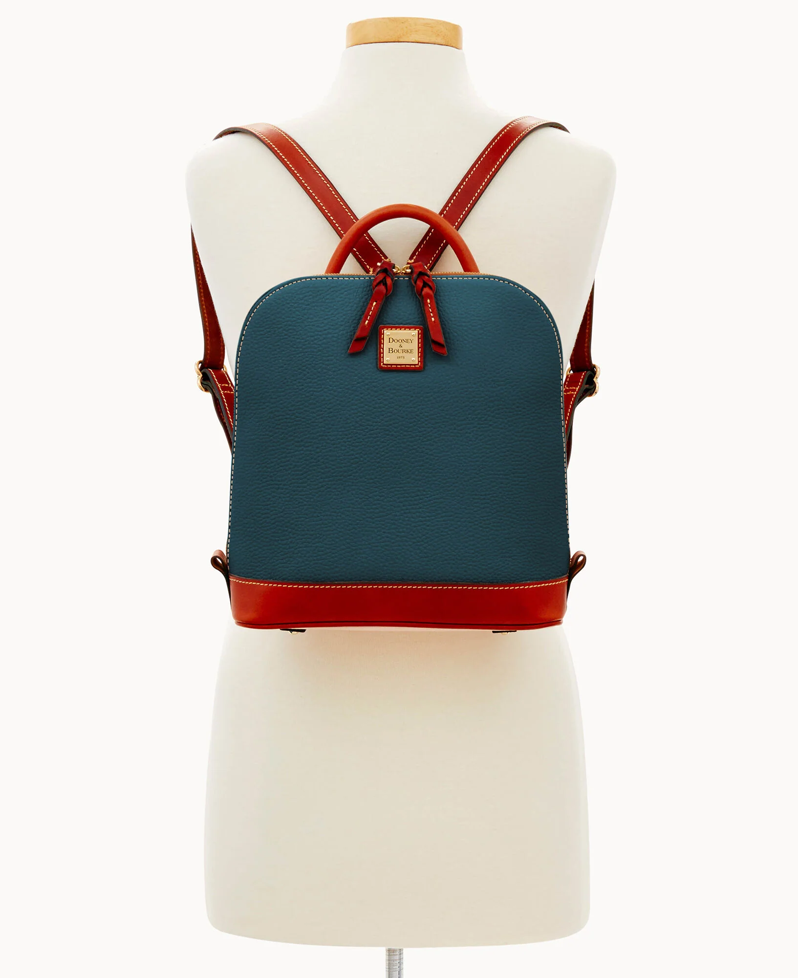 Pebble Grain Zip Pod Backpack - Image 4