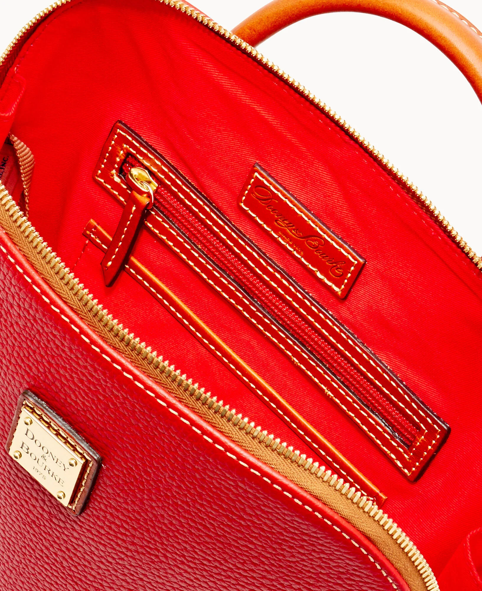 Pebble Grain Zip Pod Backpack - Image 7
