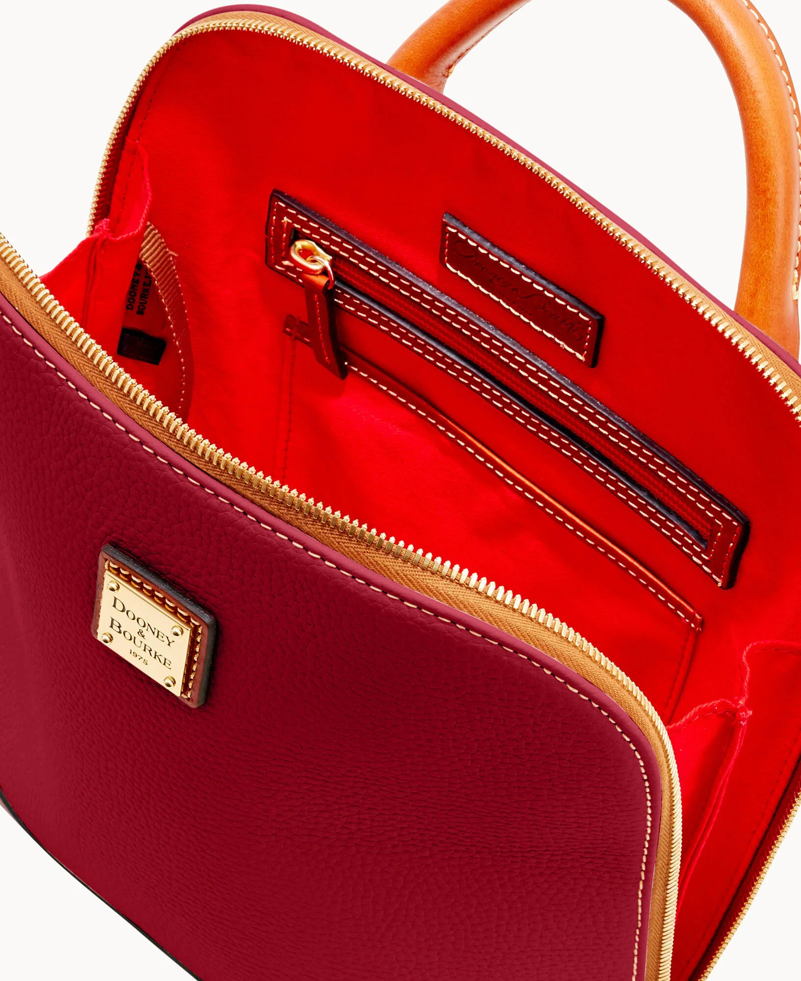 Pebble Grain Zip Pod Backpack - Image 74