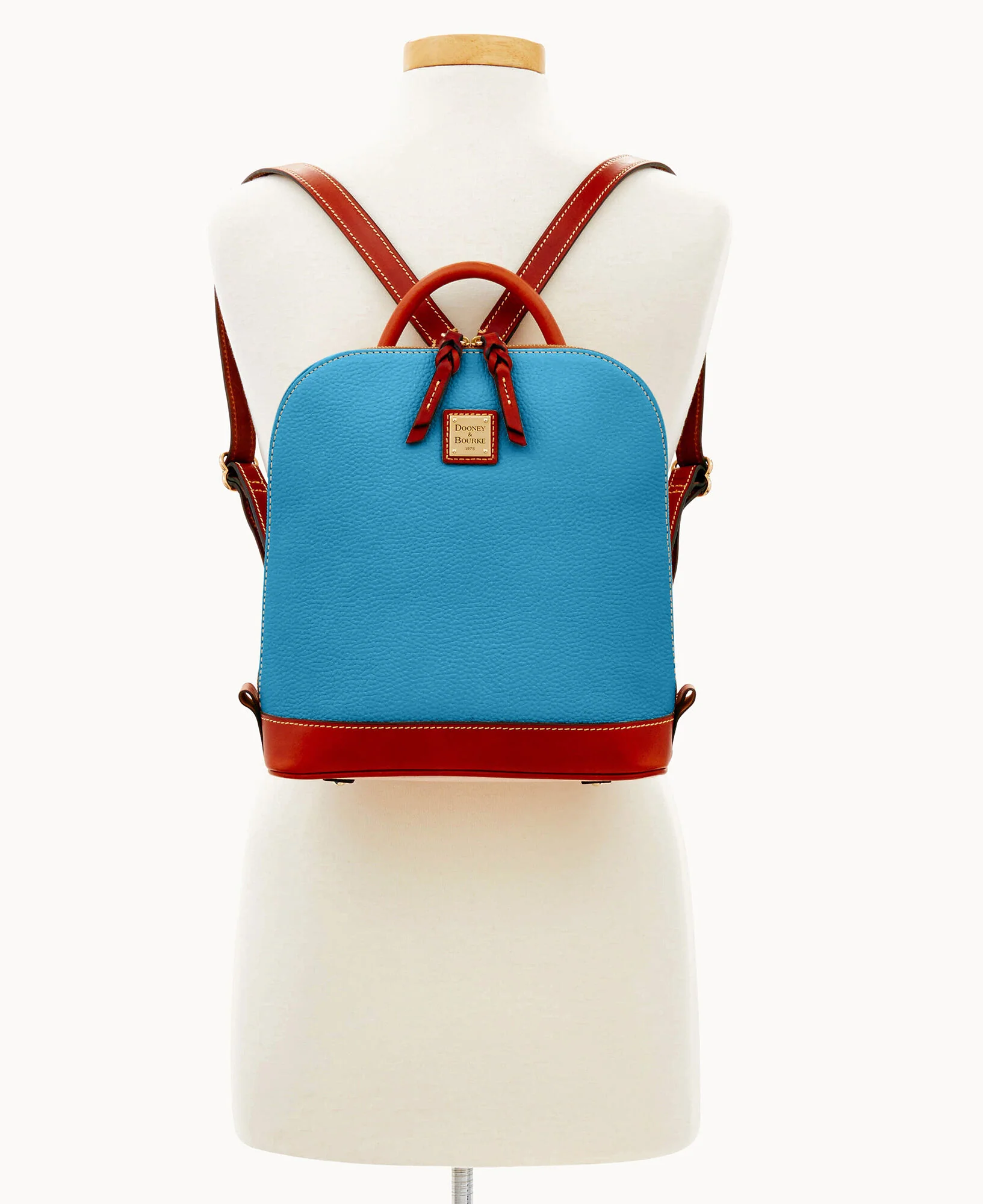 Pebble Grain Zip Pod Backpack - Image 79