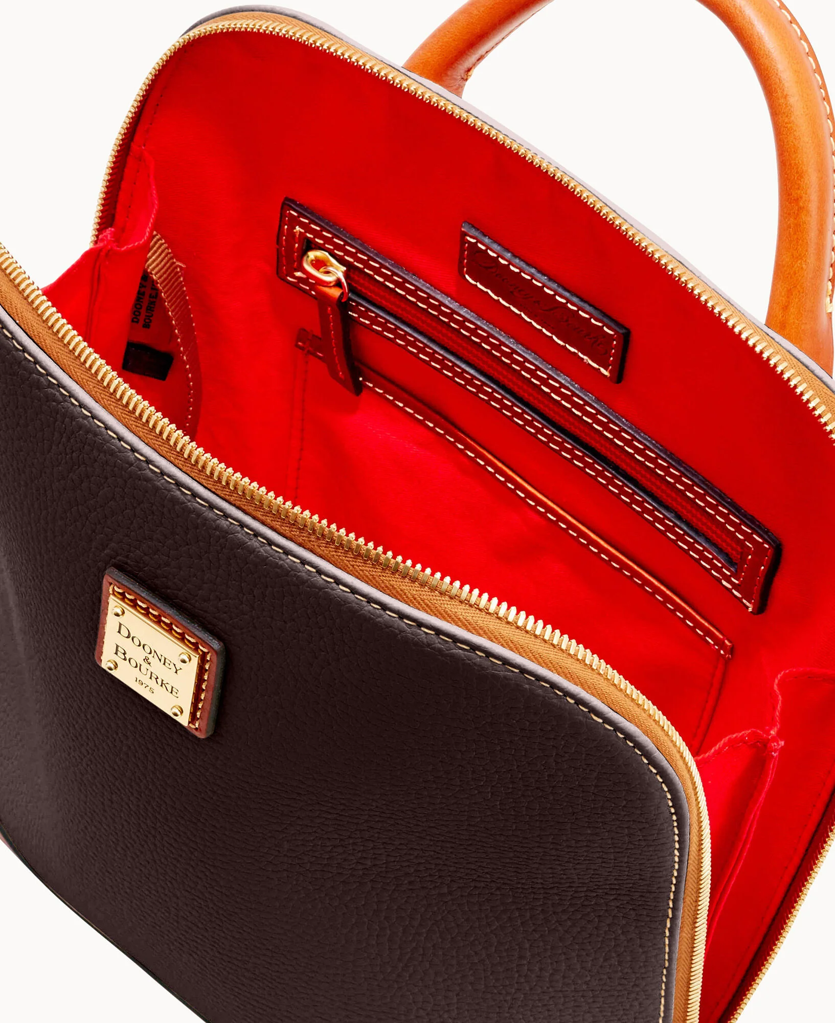 Pebble Grain Zip Pod Backpack - Image 82