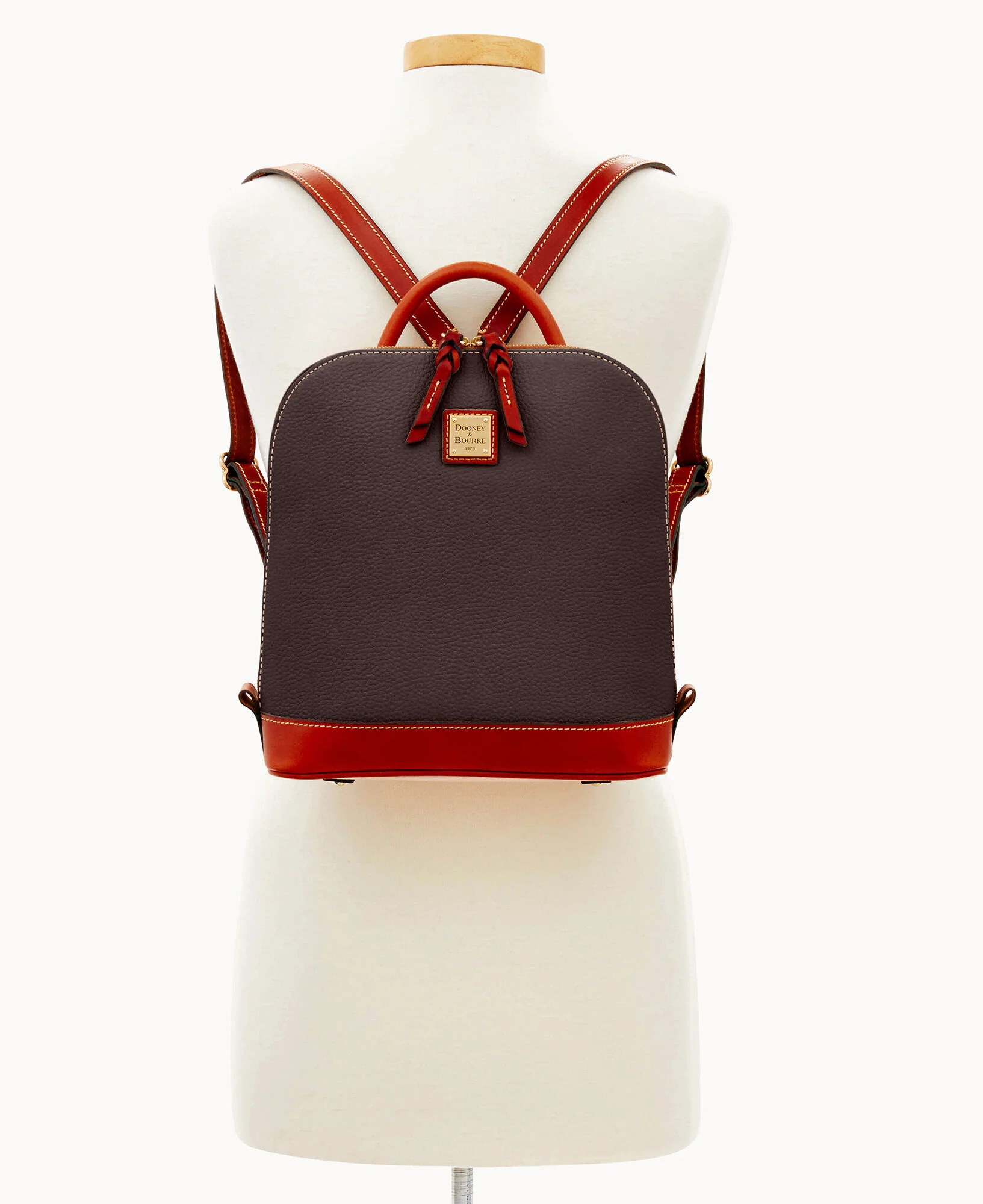 Pebble Grain Zip Pod Backpack - Image 83
