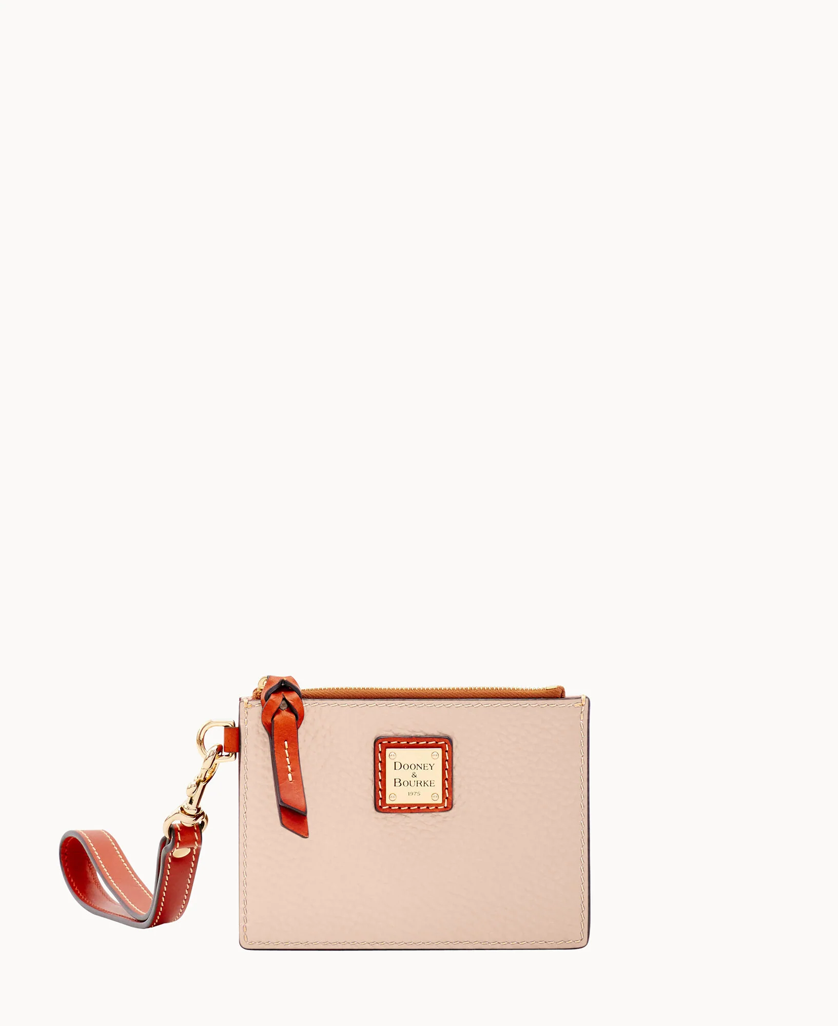 Pebble Grain Zip Top Card Case Wristlet - Image 112