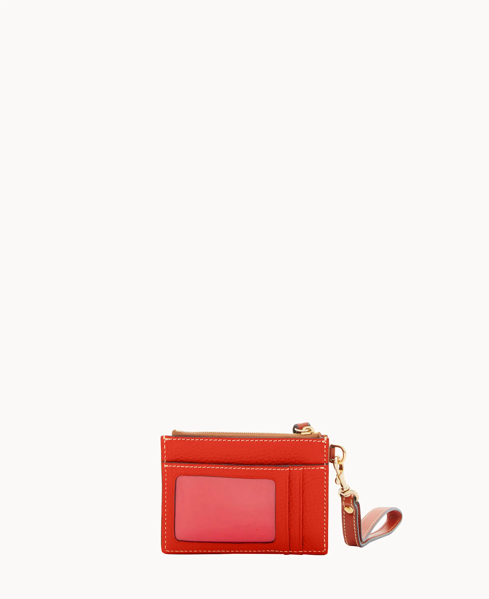 Pebble Grain Zip Top Card Case Wristlet - Image 127