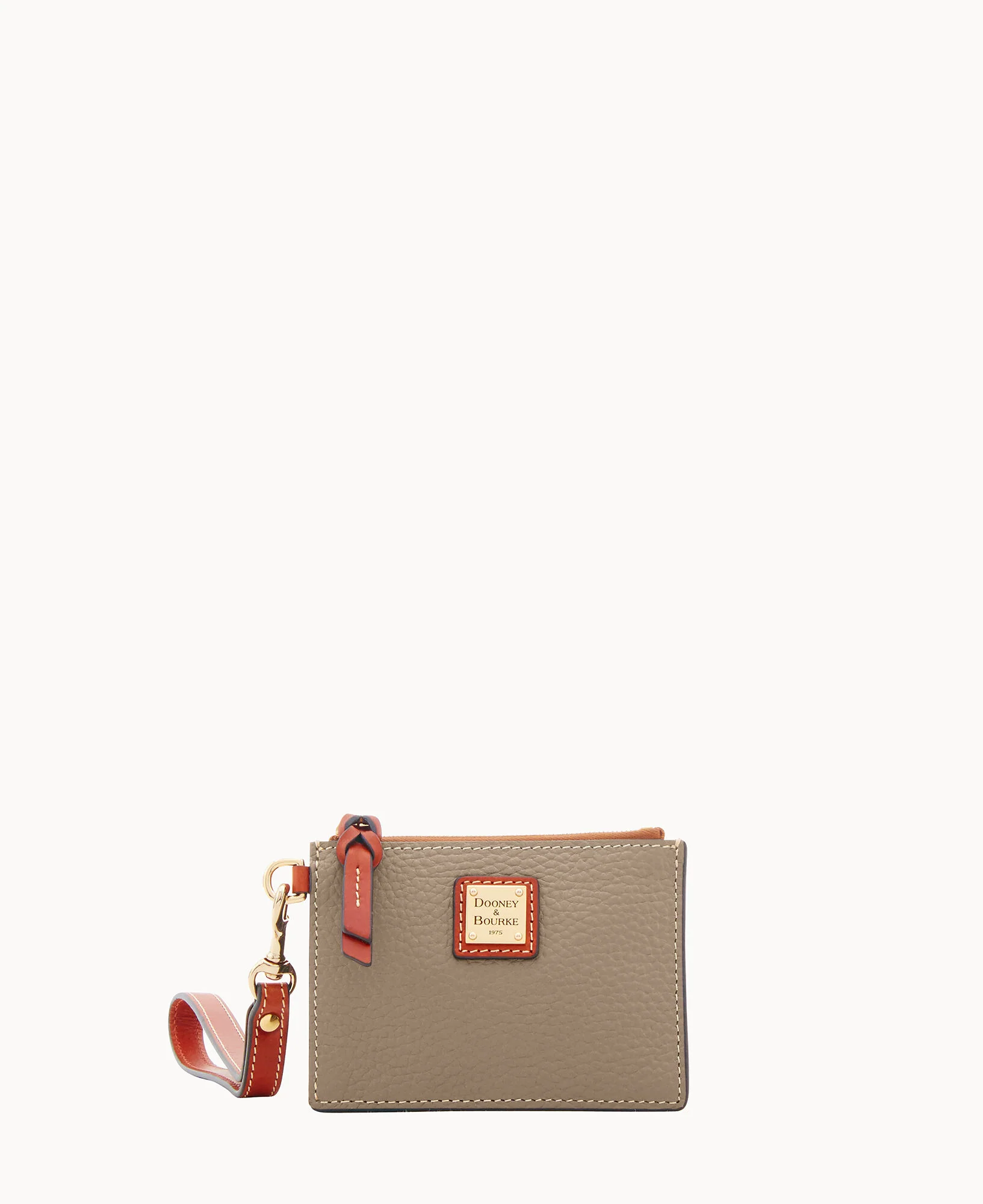 Pebble Grain Zip Top Card Case Wristlet - Image 128