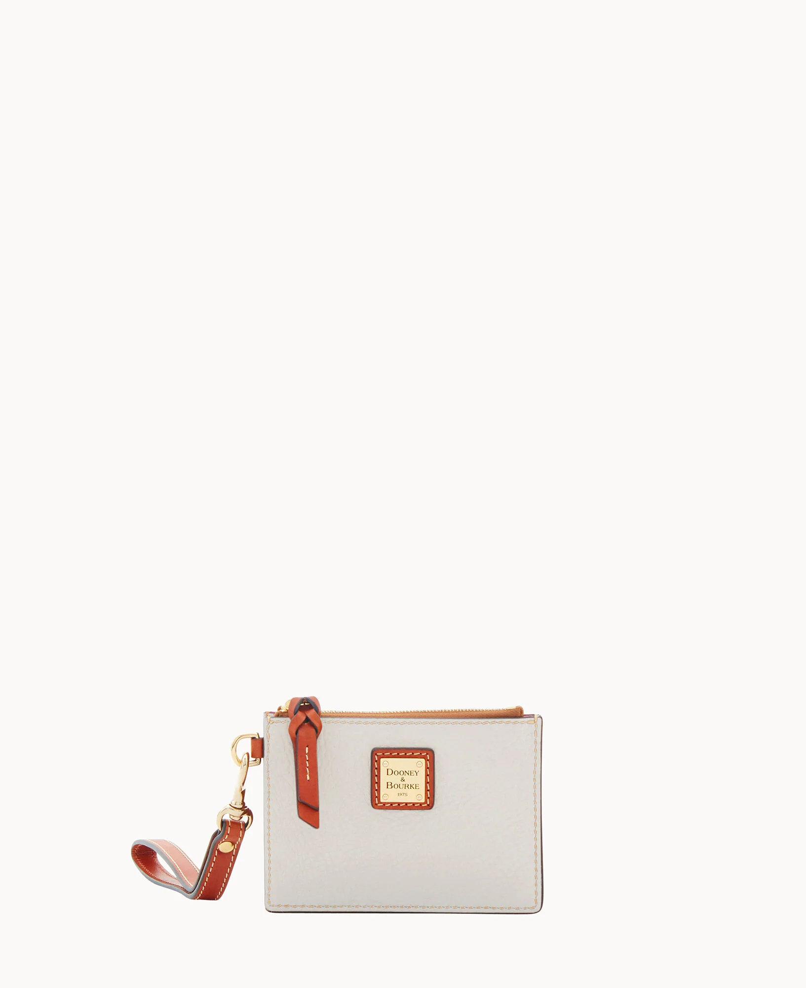 Pebble Grain Zip Top Card Case Wristlet - Image 139