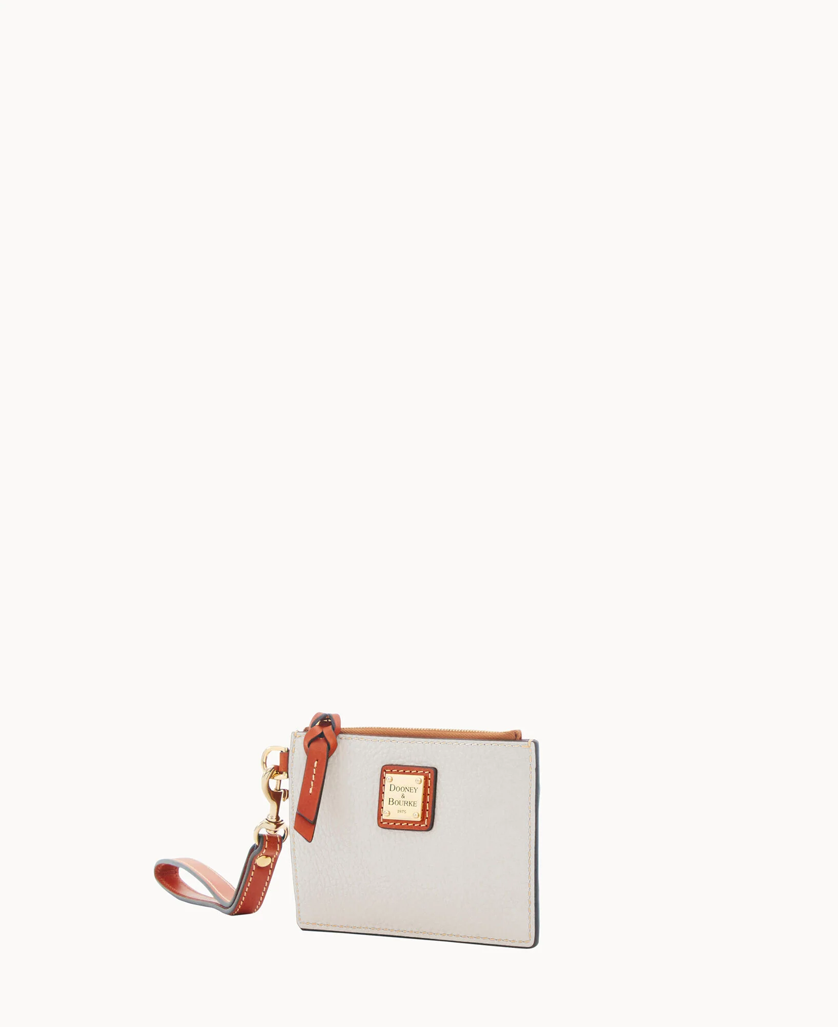Pebble Grain Zip Top Card Case Wristlet - Image 140