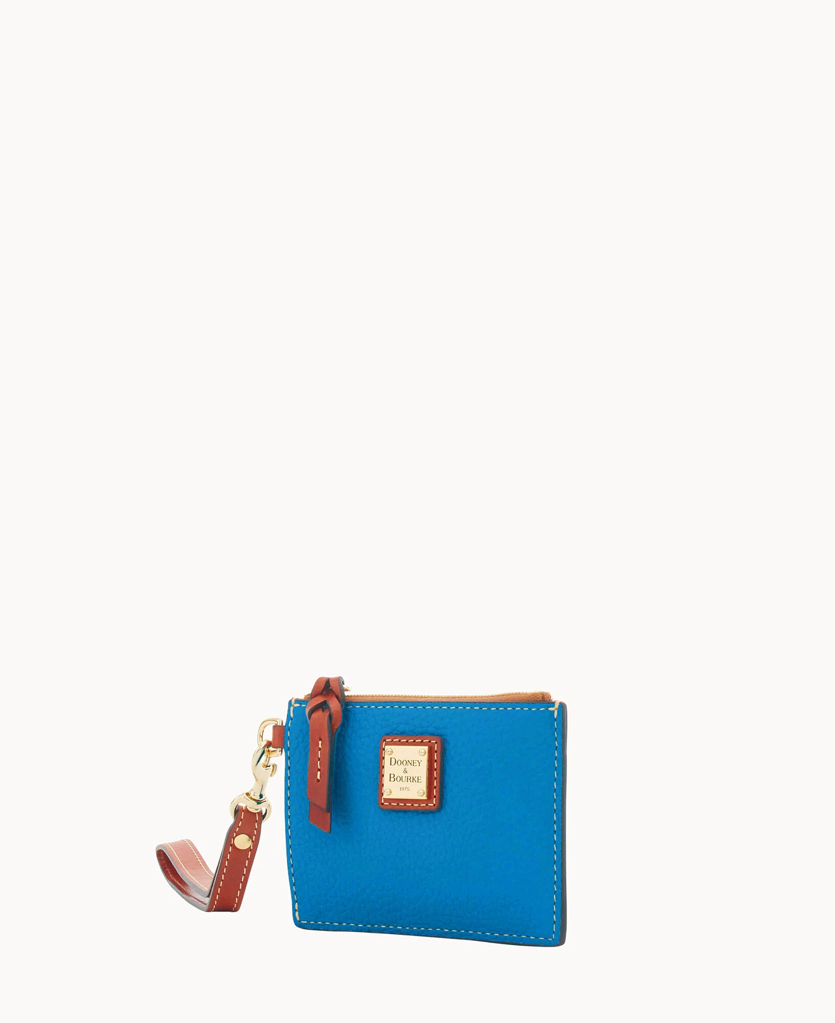 Pebble Grain Zip Top Card Case Wristlet - Image 146