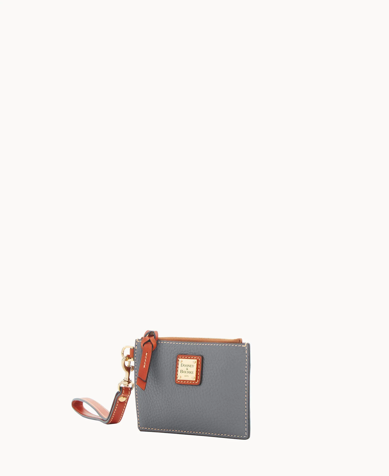 Pebble Grain Zip Top Card Case Wristlet - Image 153