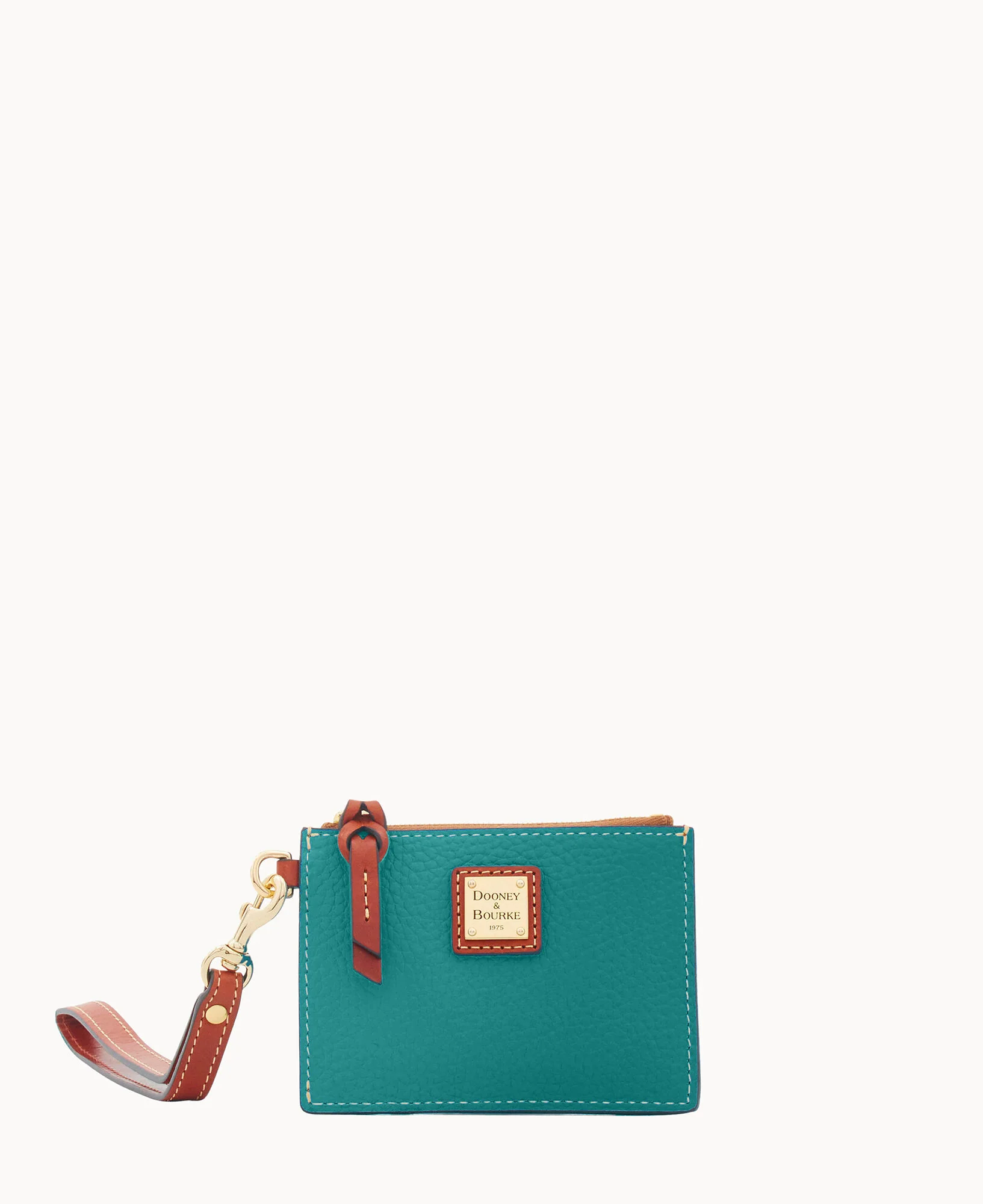 Pebble Grain Zip Top Card Case Wristlet - Image 157