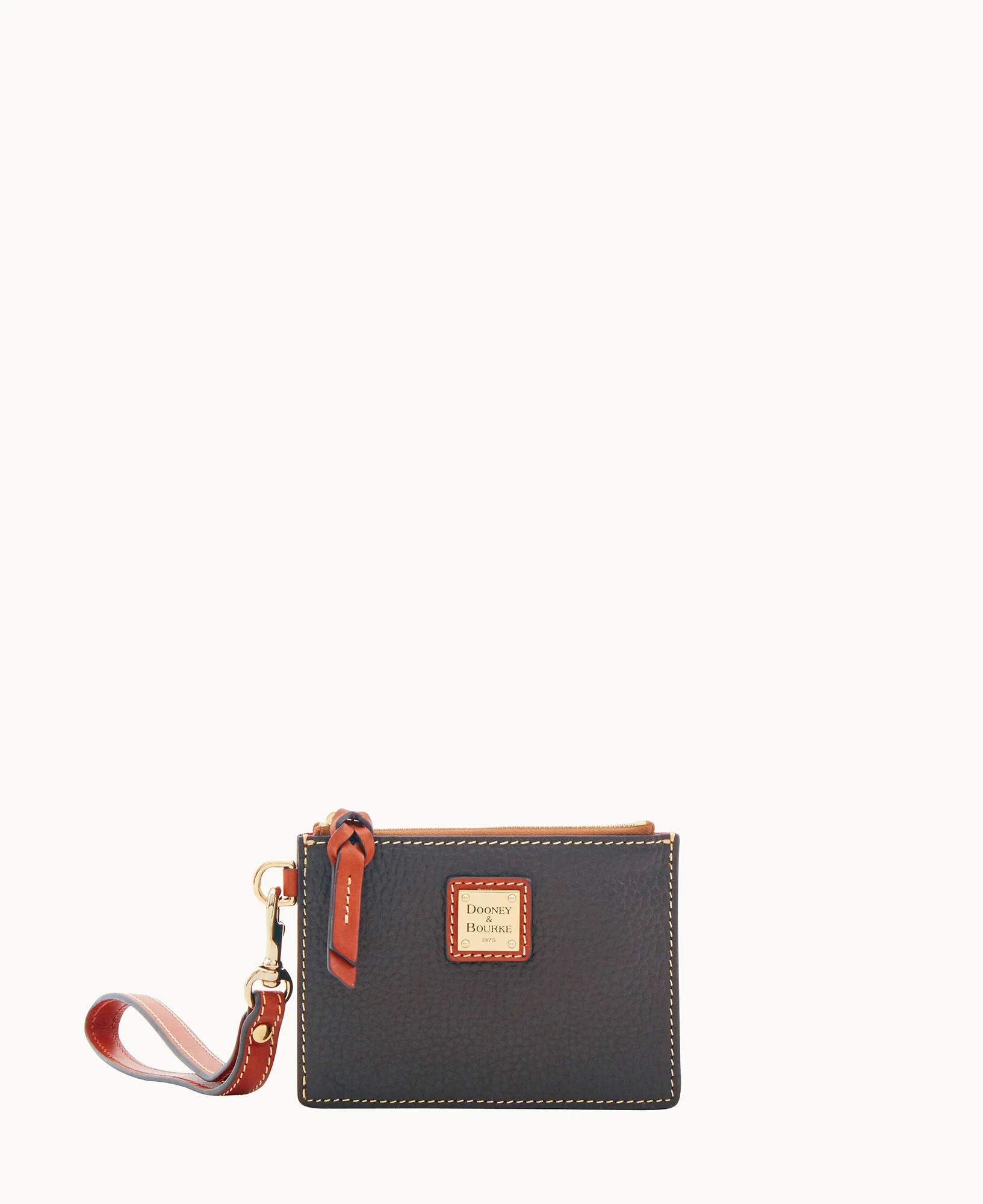 Pebble Grain Zip Top Card Case Wristlet - Image 57