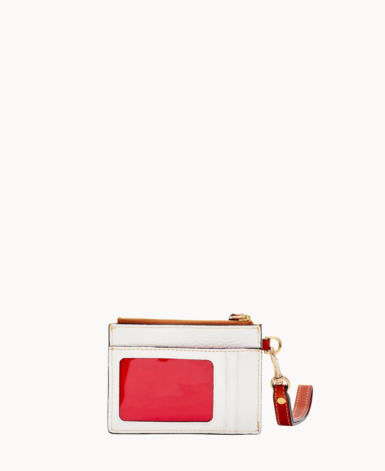 Pebble Grain Zip Top Card Case Wristlet - Image 96