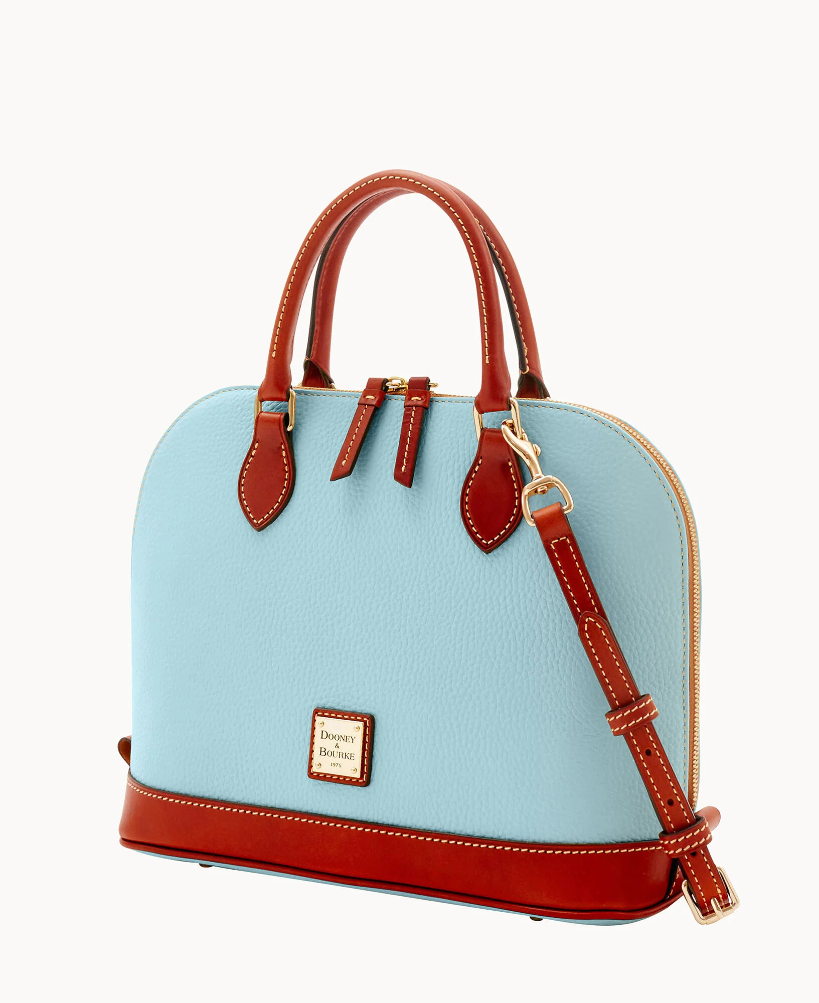Pebble Grain Zip Zip Satchel - Image 101