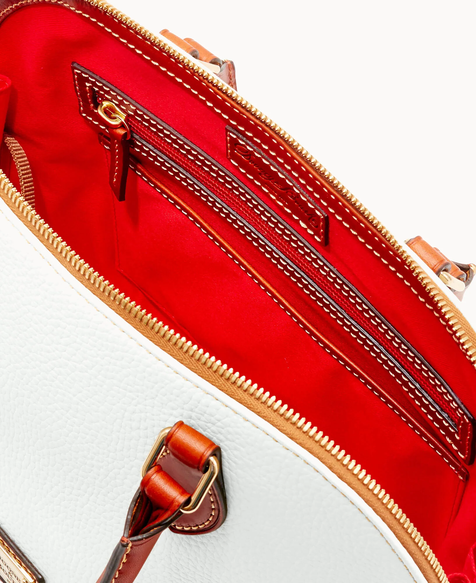 Pebble Grain Zip Zip Satchel - Image 107