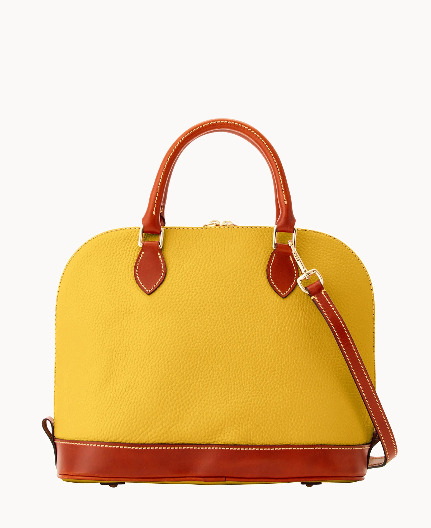 Pebble Grain Zip Zip Satchel - Image 117