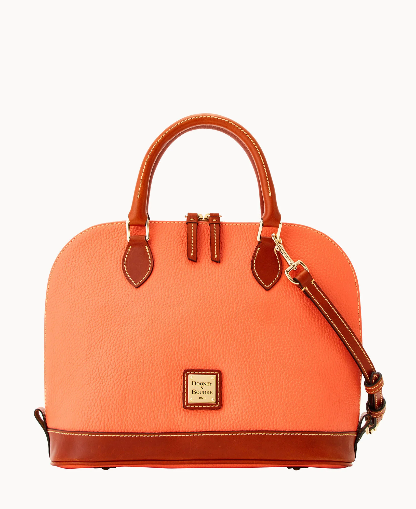 Pebble Grain Zip Zip Satchel - Image 21