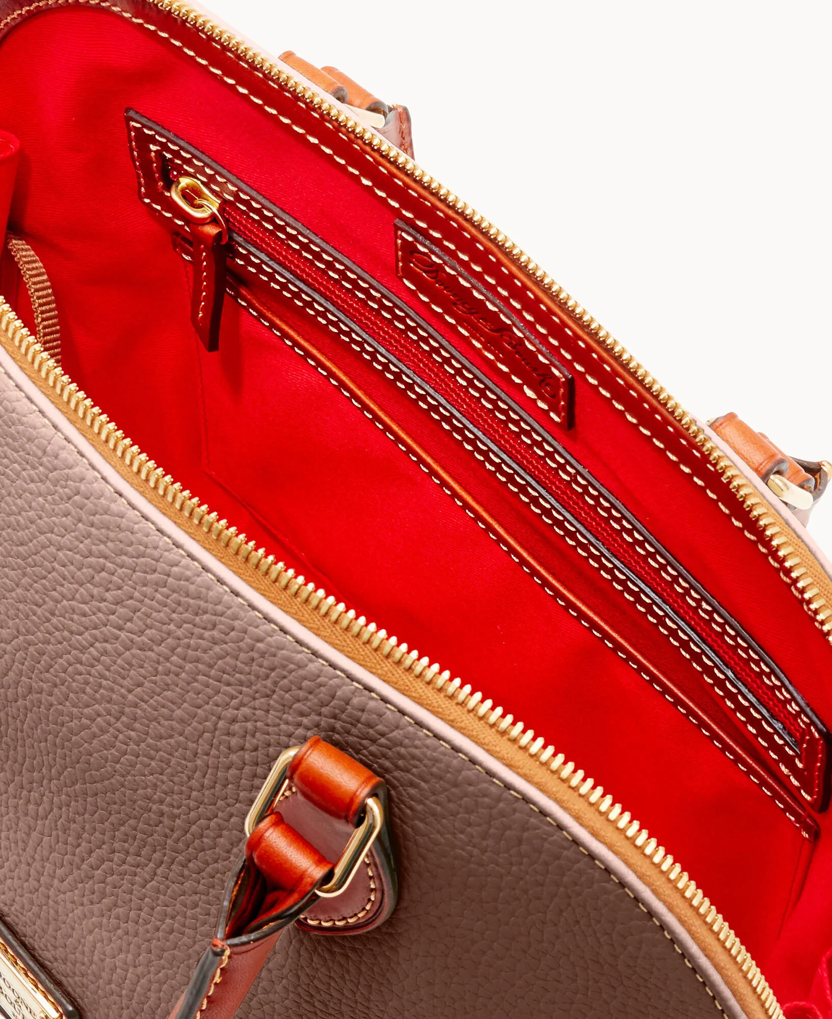 Pebble Grain Zip Zip Satchel - Image 28