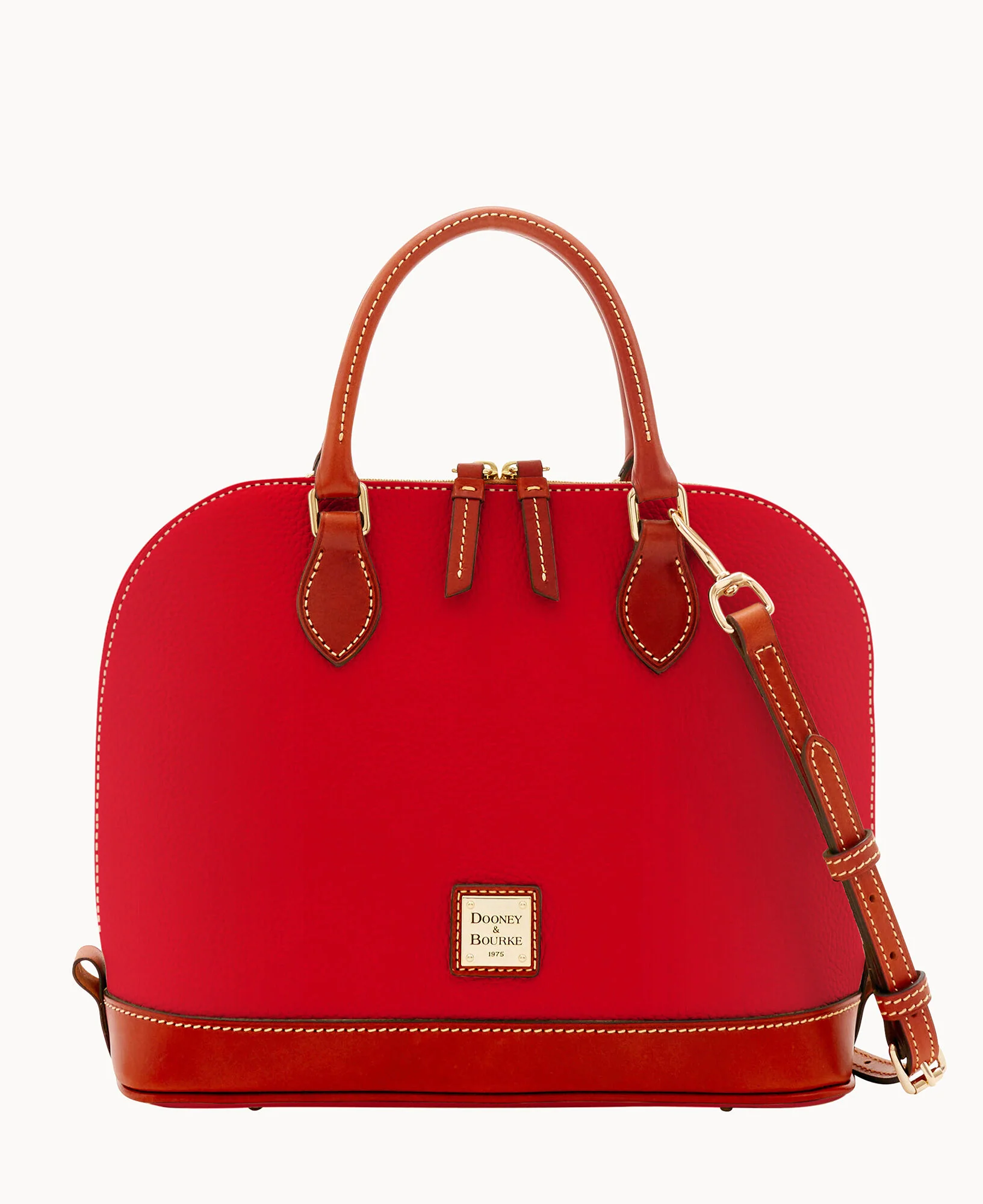 Pebble Grain Zip Zip Satchel - Image 41