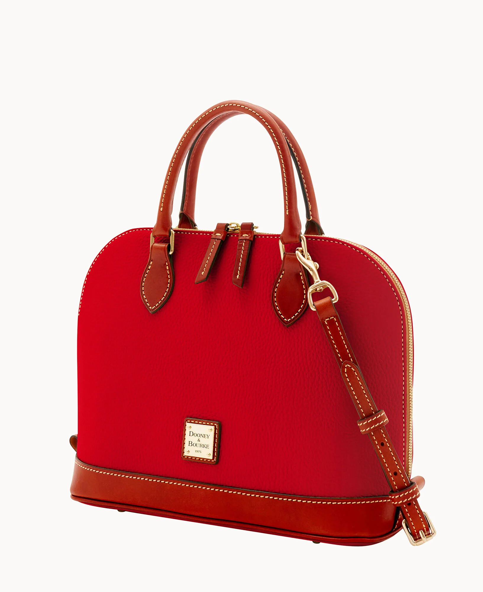 Pebble Grain Zip Zip Satchel - Image 42