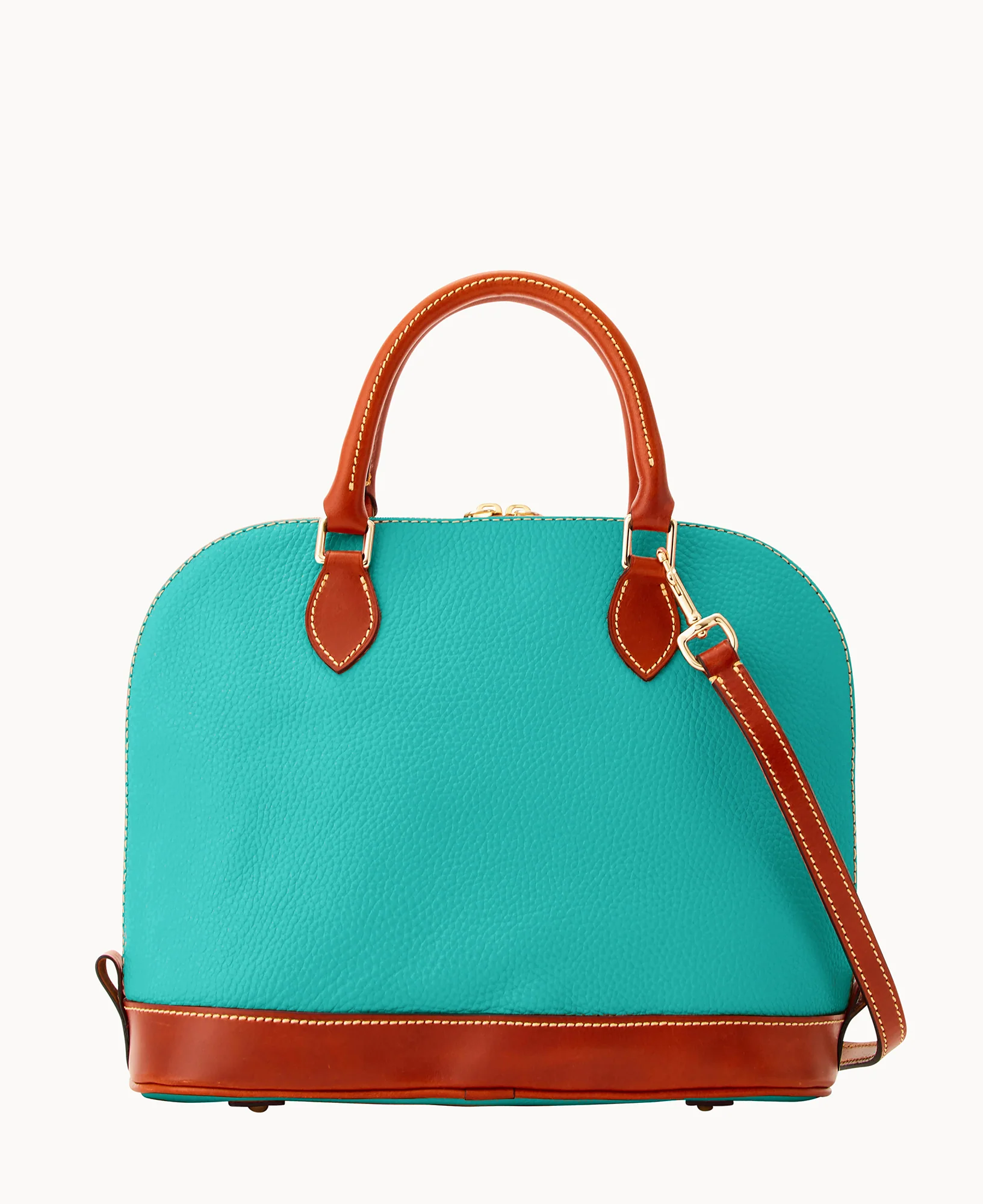 Pebble Grain Zip Zip Satchel - Image 49