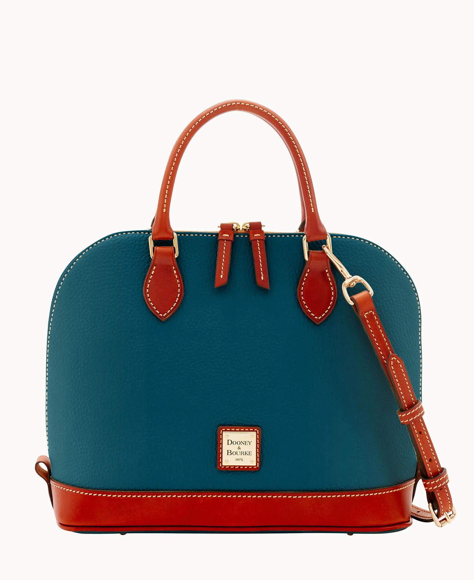 Pebble Grain Zip Zip Satchel - Image 51