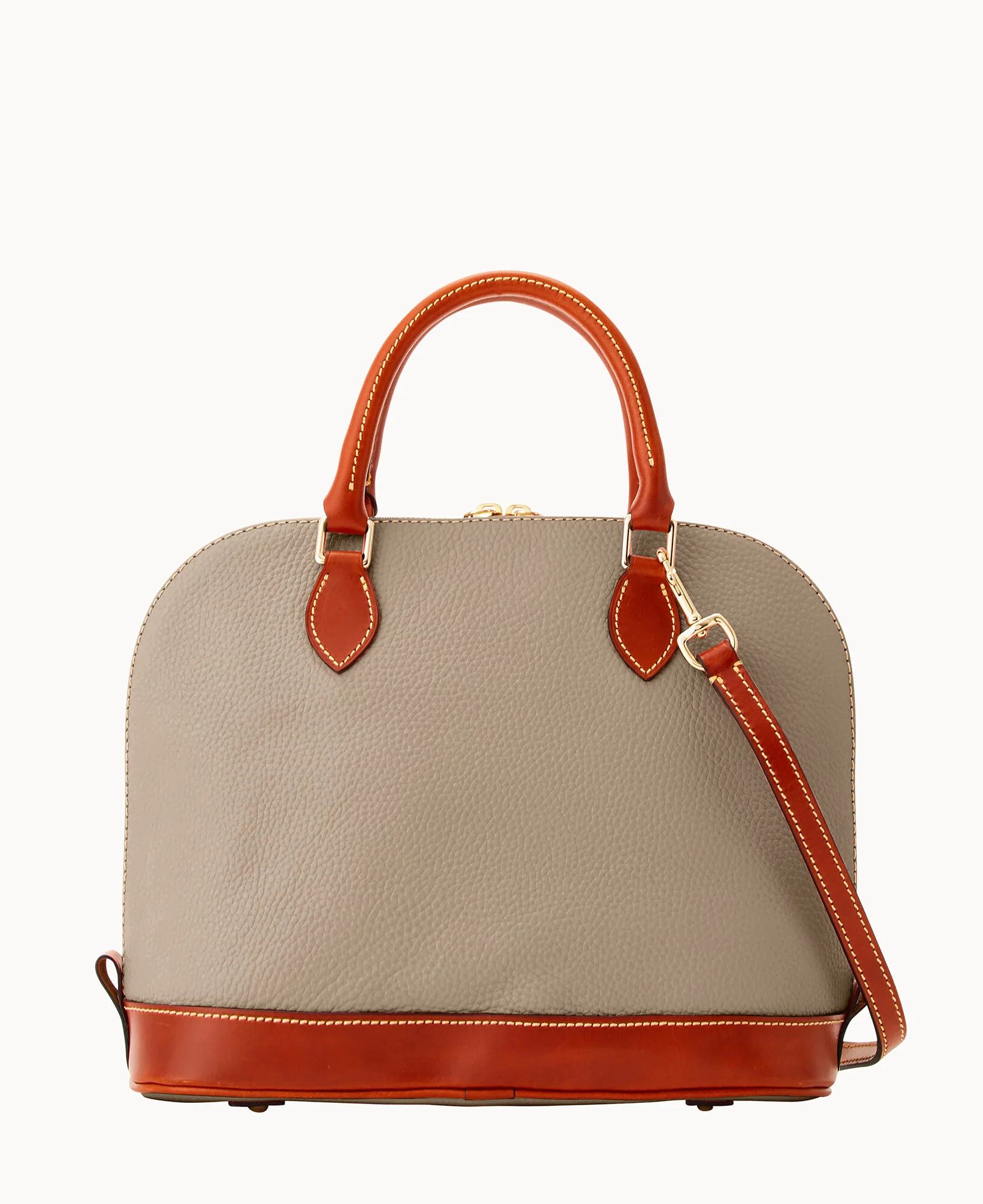 Pebble Grain Zip Zip Satchel - Image 59