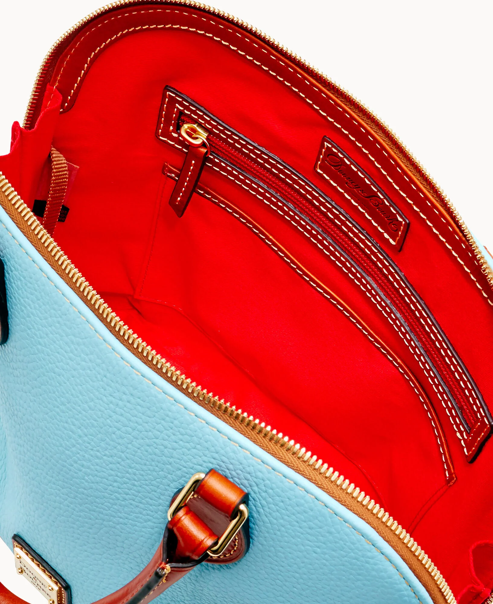 Pebble Grain Zip Zip Satchel - Image 68