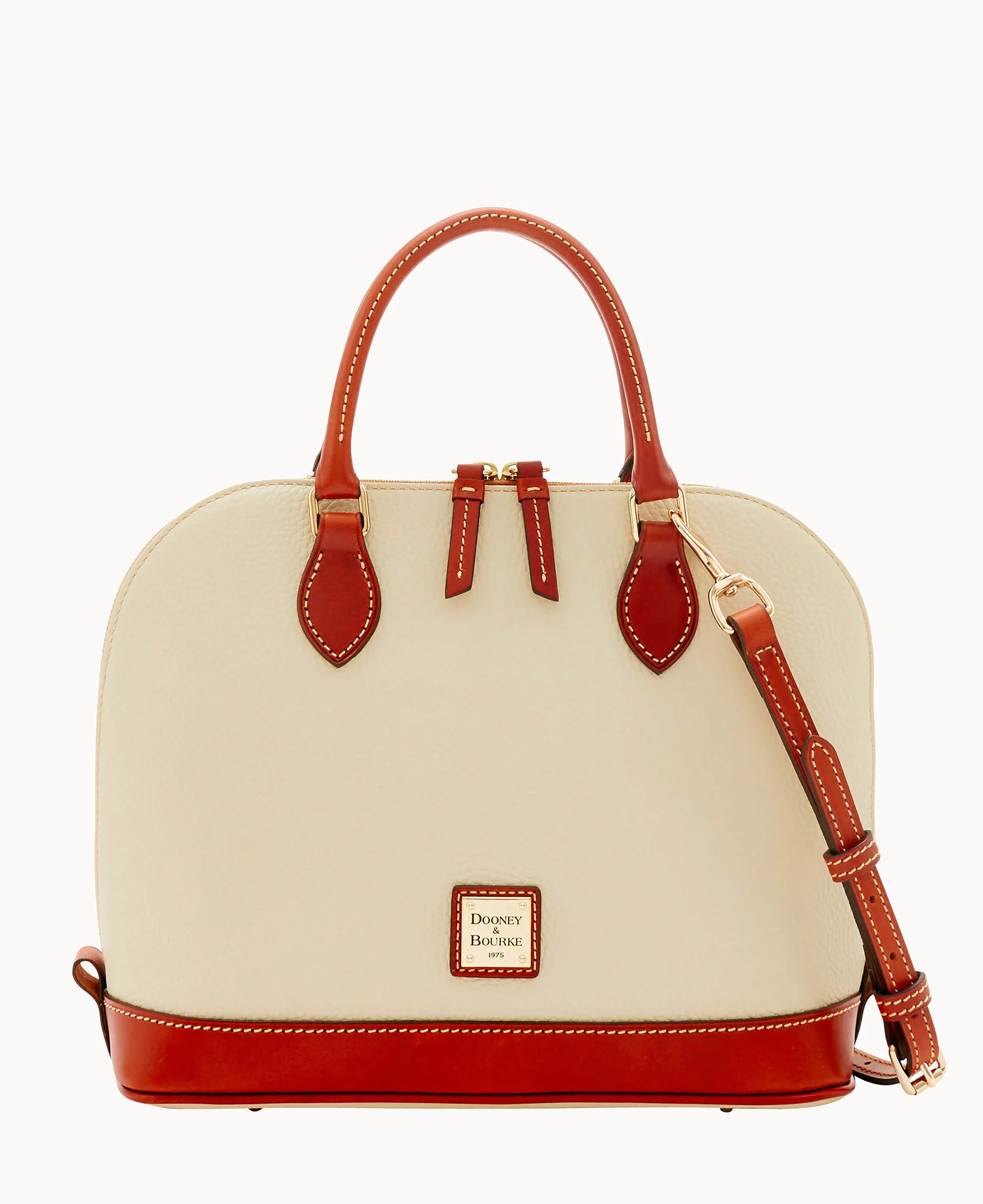 Pebble Grain Zip Zip Satchel - Image 70