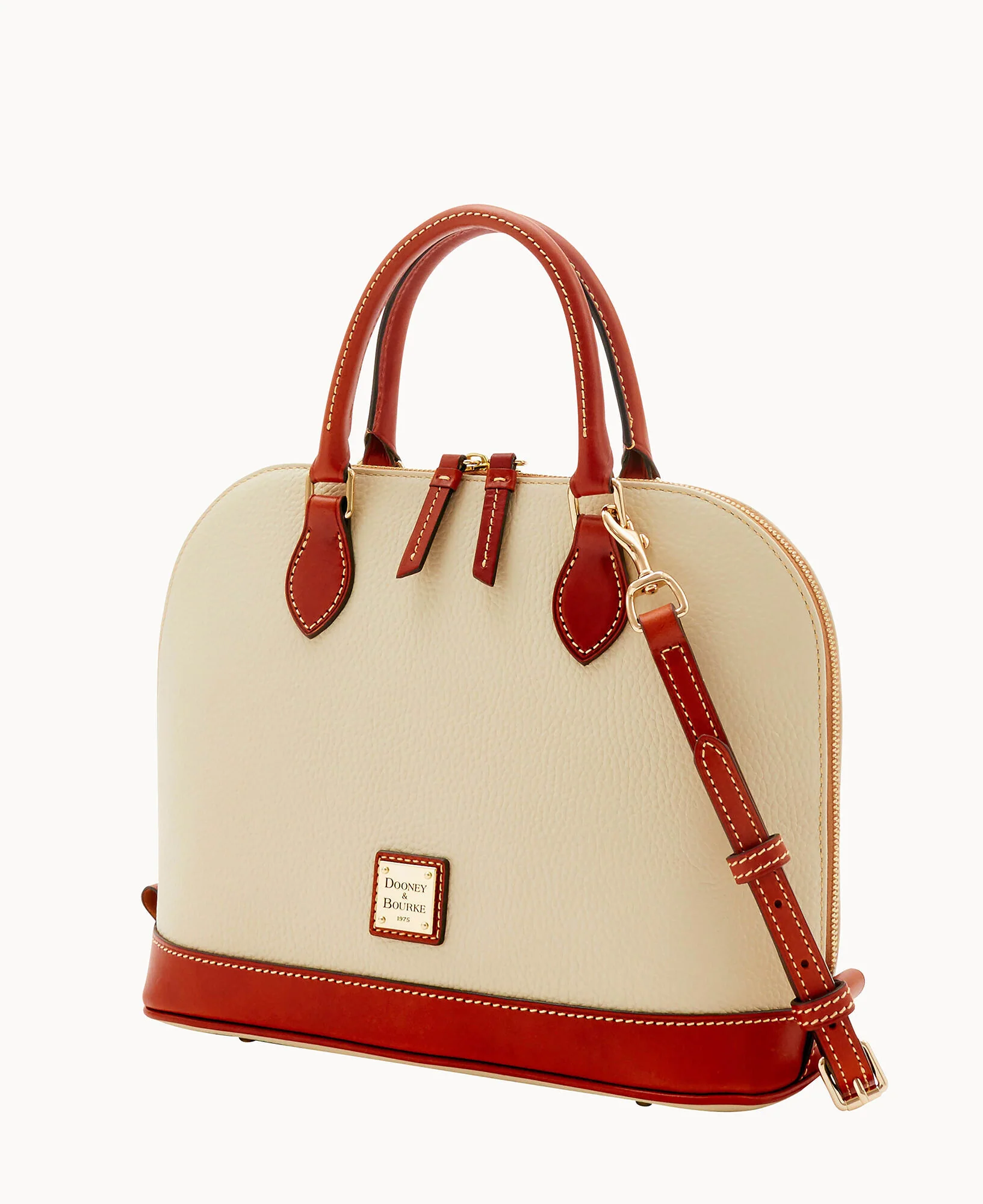 Pebble Grain Zip Zip Satchel - Image 71