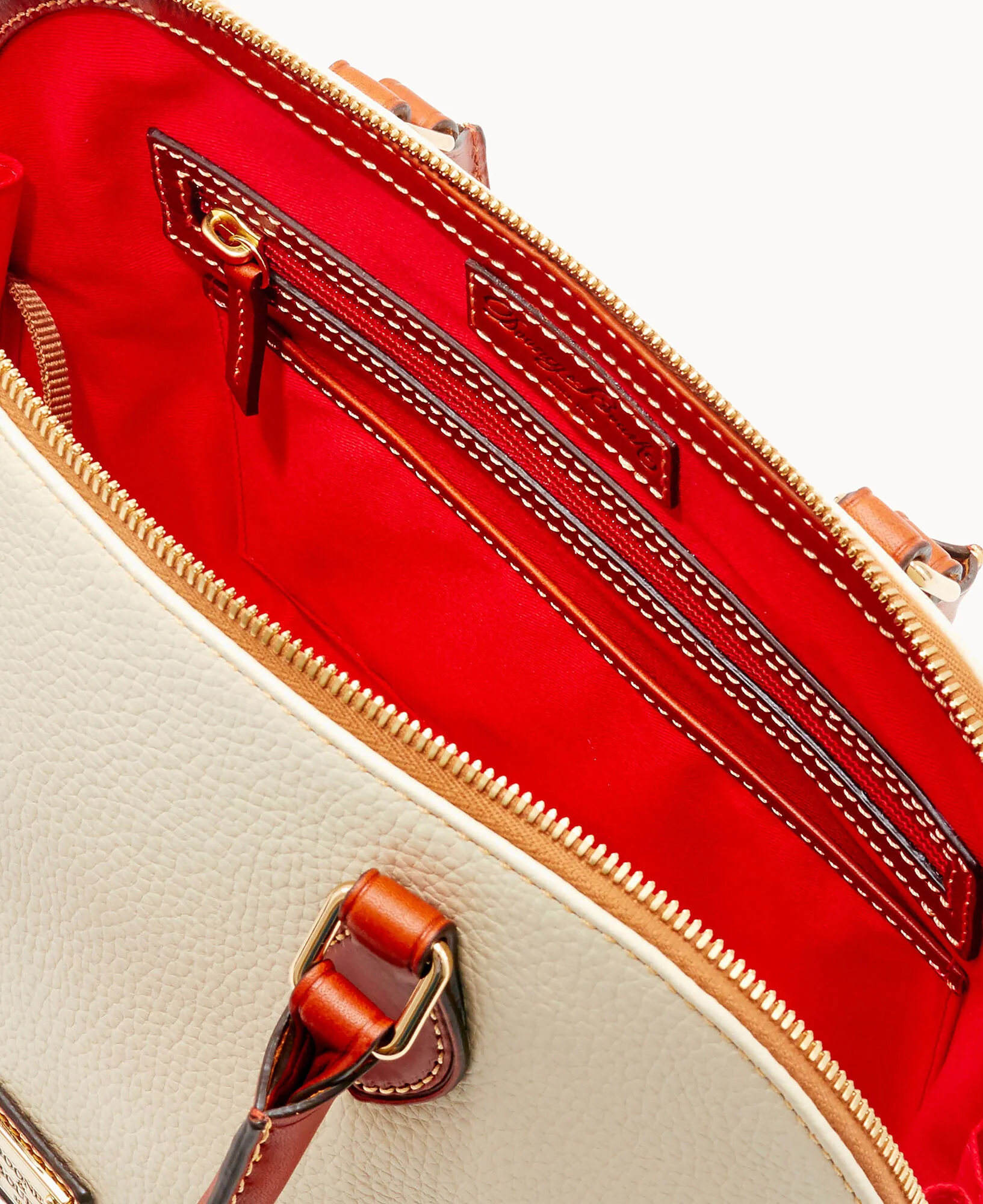 Pebble Grain Zip Zip Satchel - Image 72
