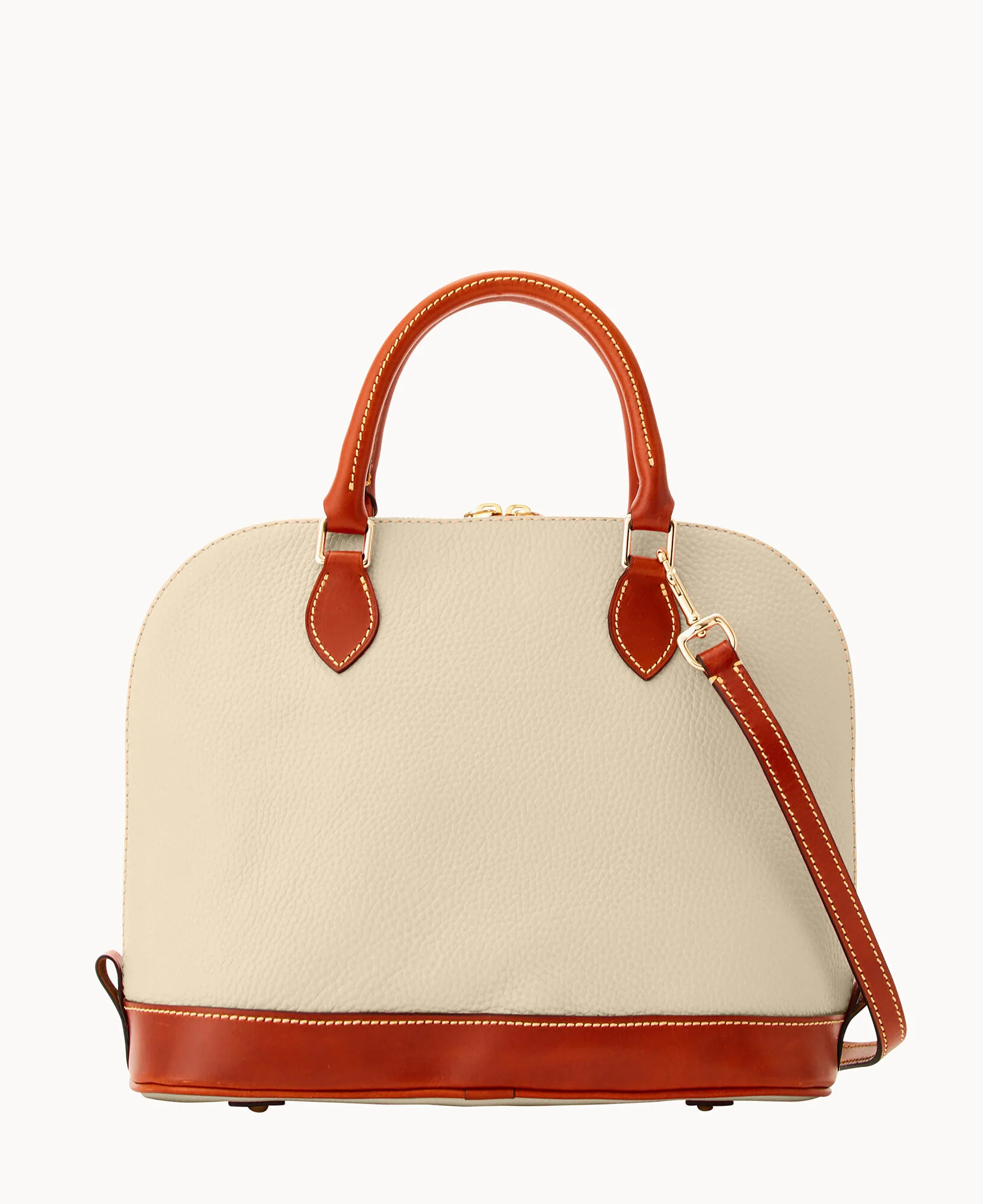 Pebble Grain Zip Zip Satchel - Image 73