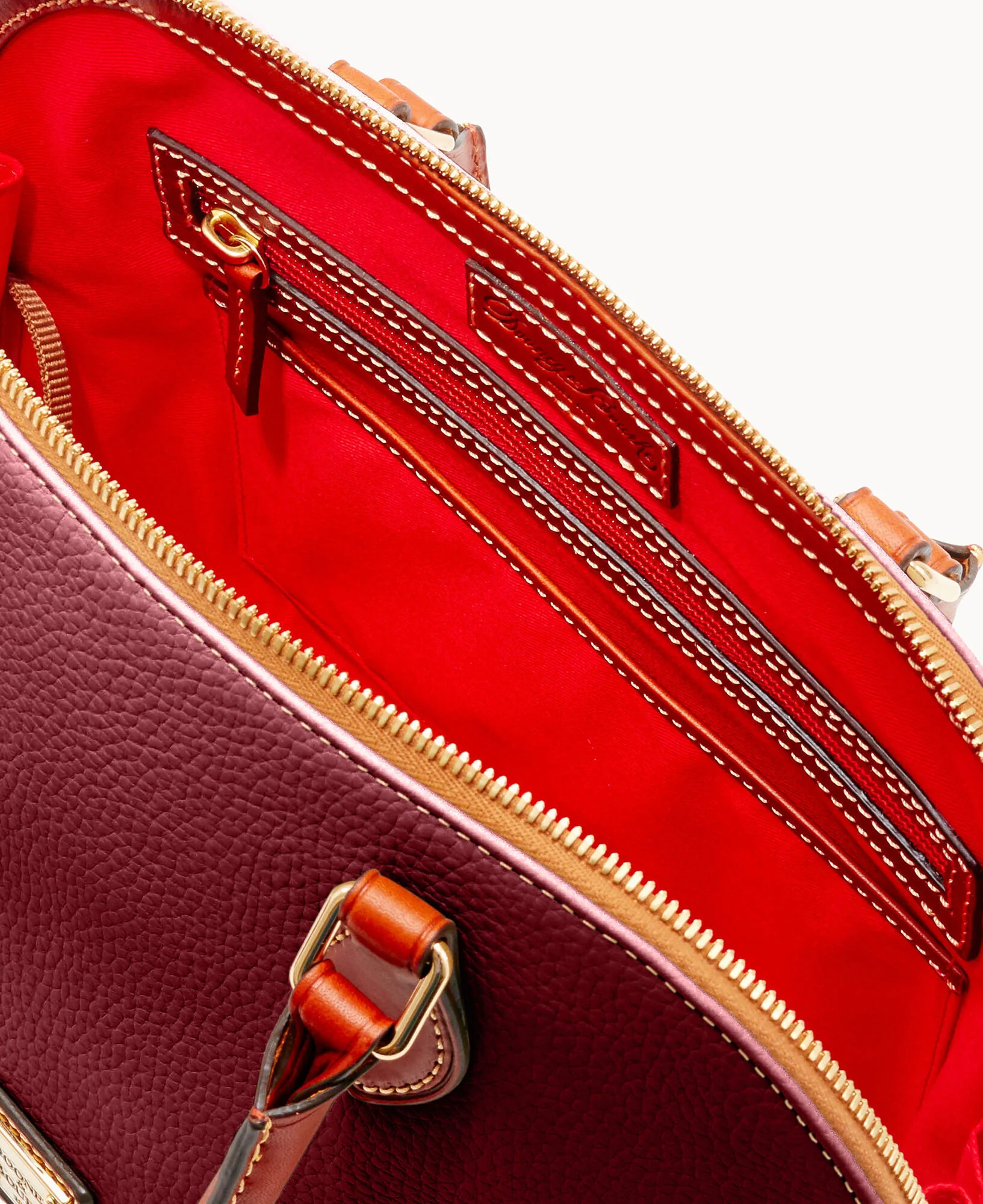 Pebble Grain Zip Zip Satchel - Image 77