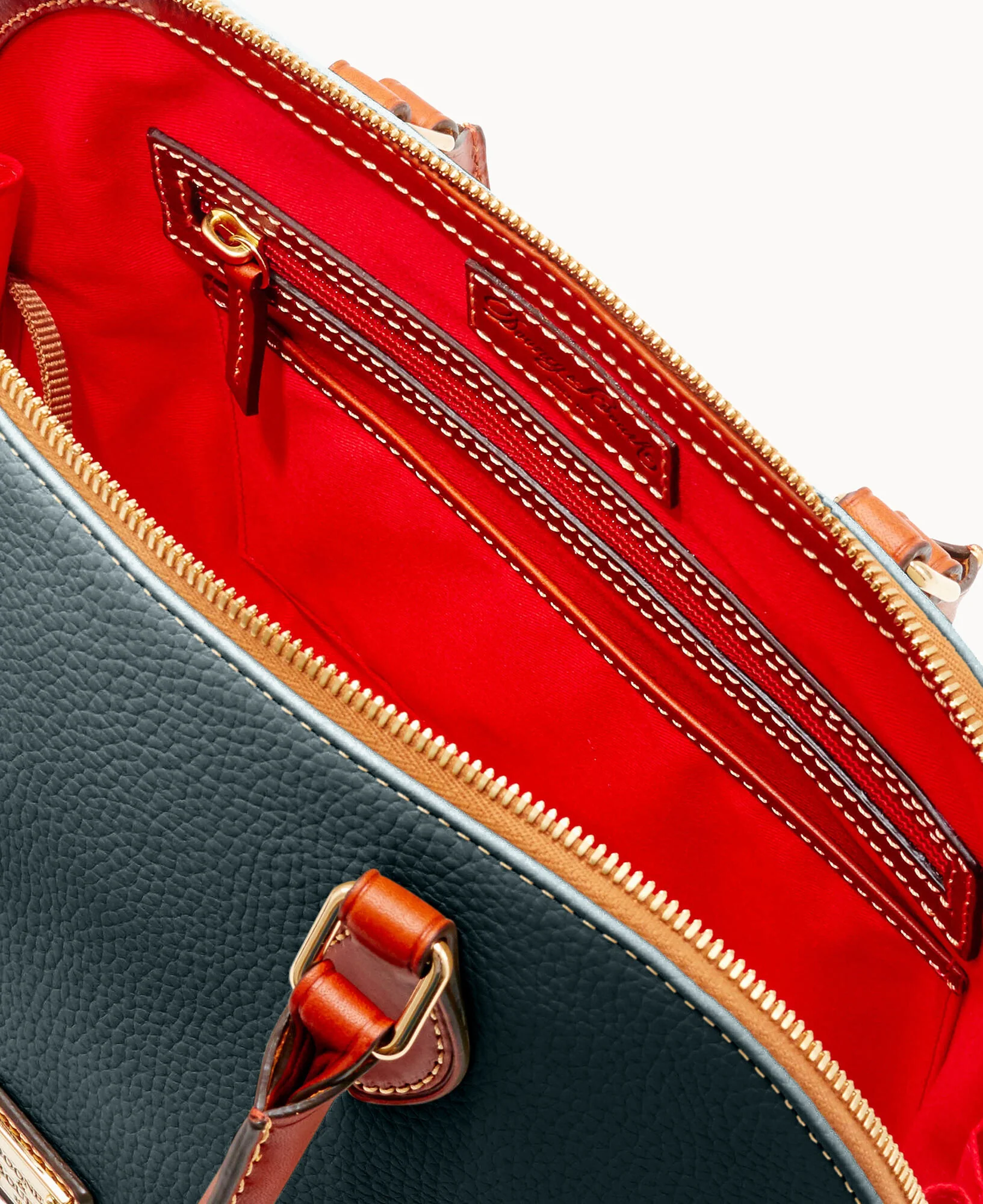 Pebble Grain Zip Zip Satchel - Image 87