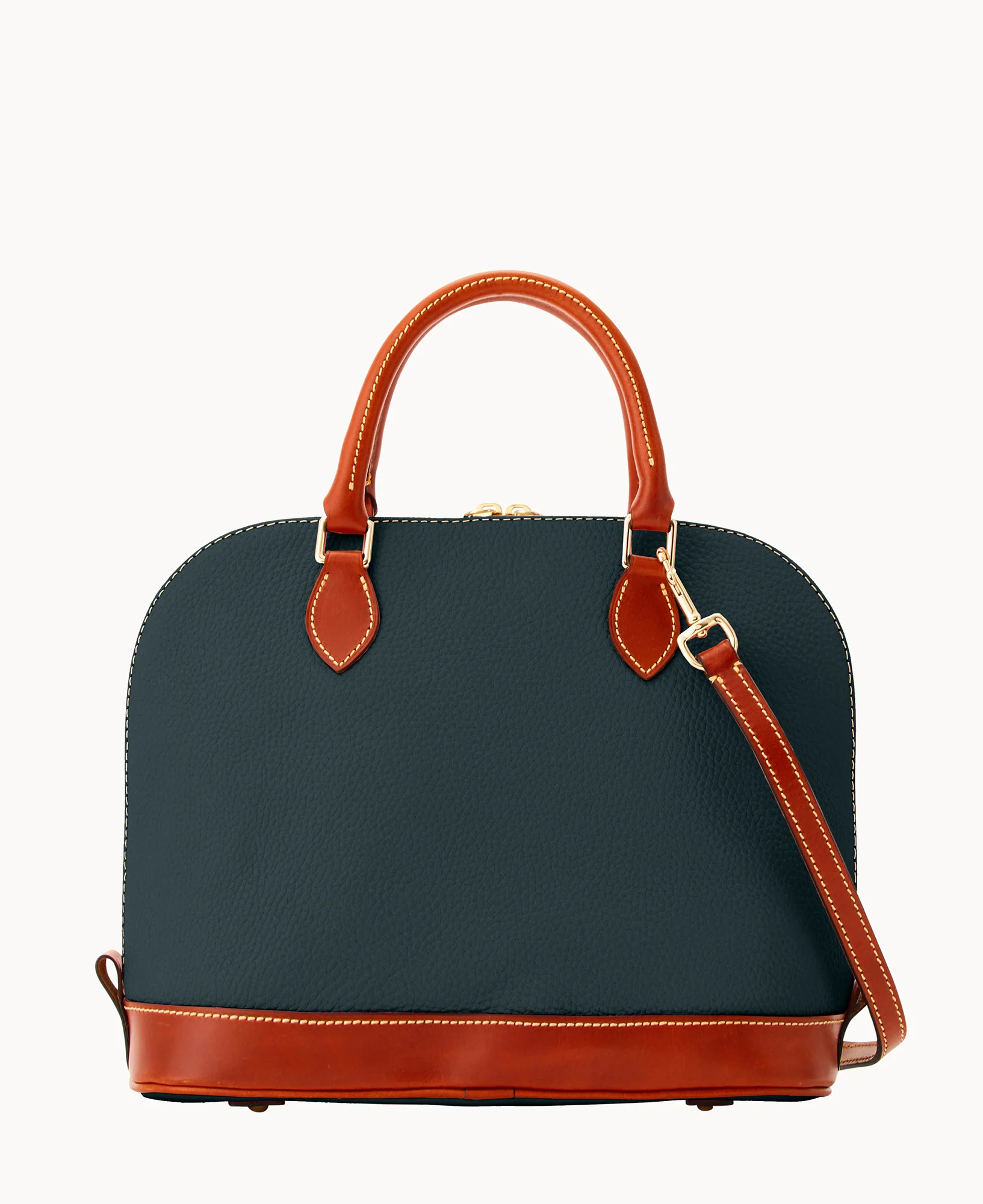 Pebble Grain Zip Zip Satchel - Image 88