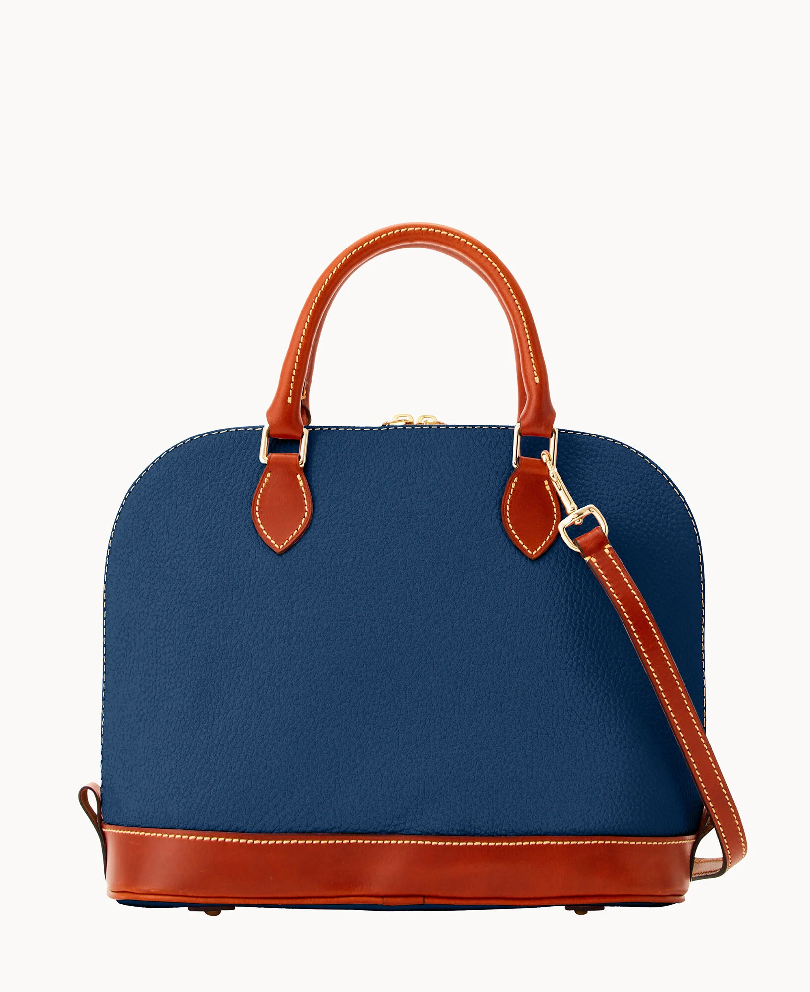 Pebble Grain Zip Zip Satchel - Image 93
