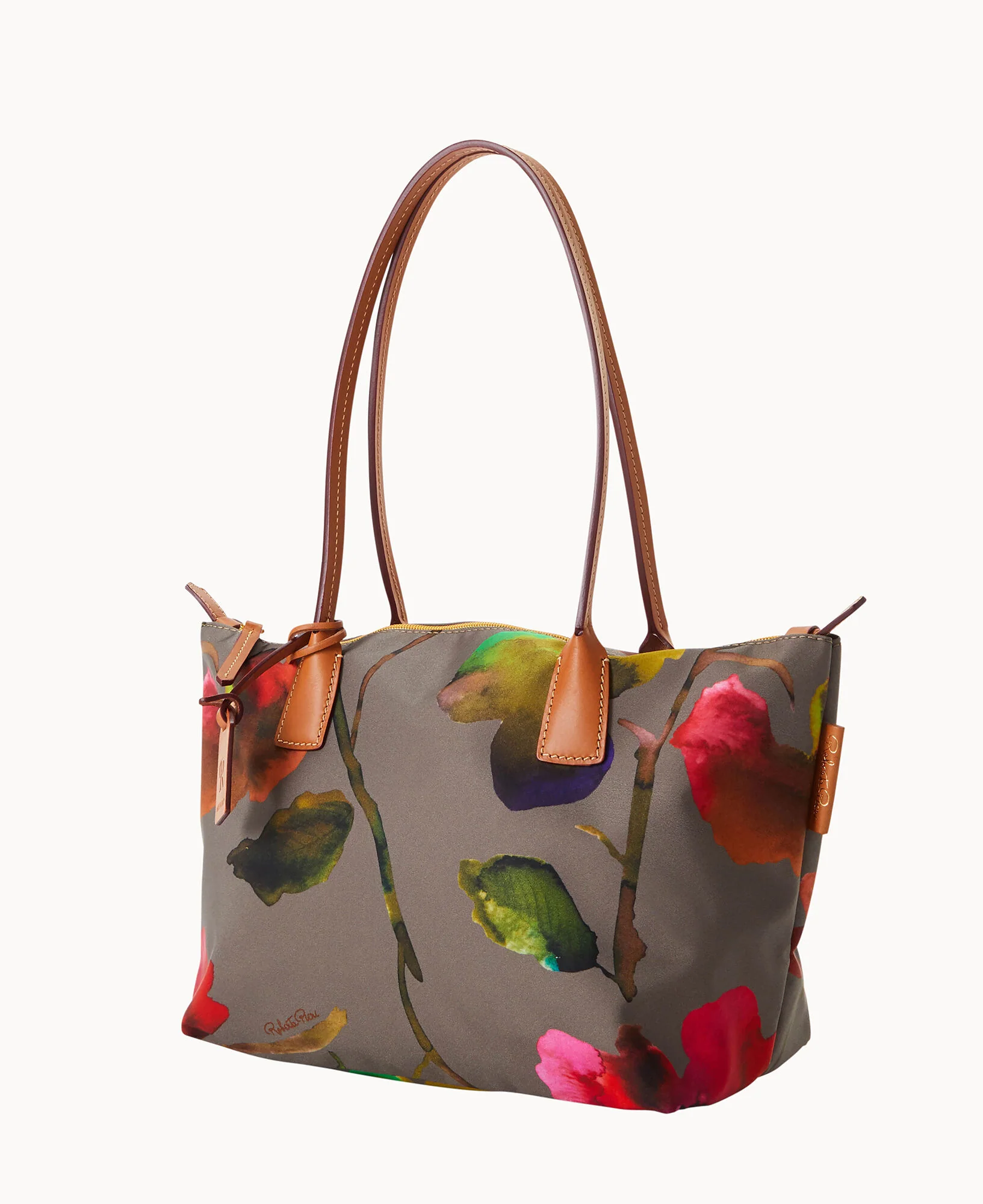 Roberta Pieri Flower Classic Sm Robertina Tote w Long Handle - Image 14
